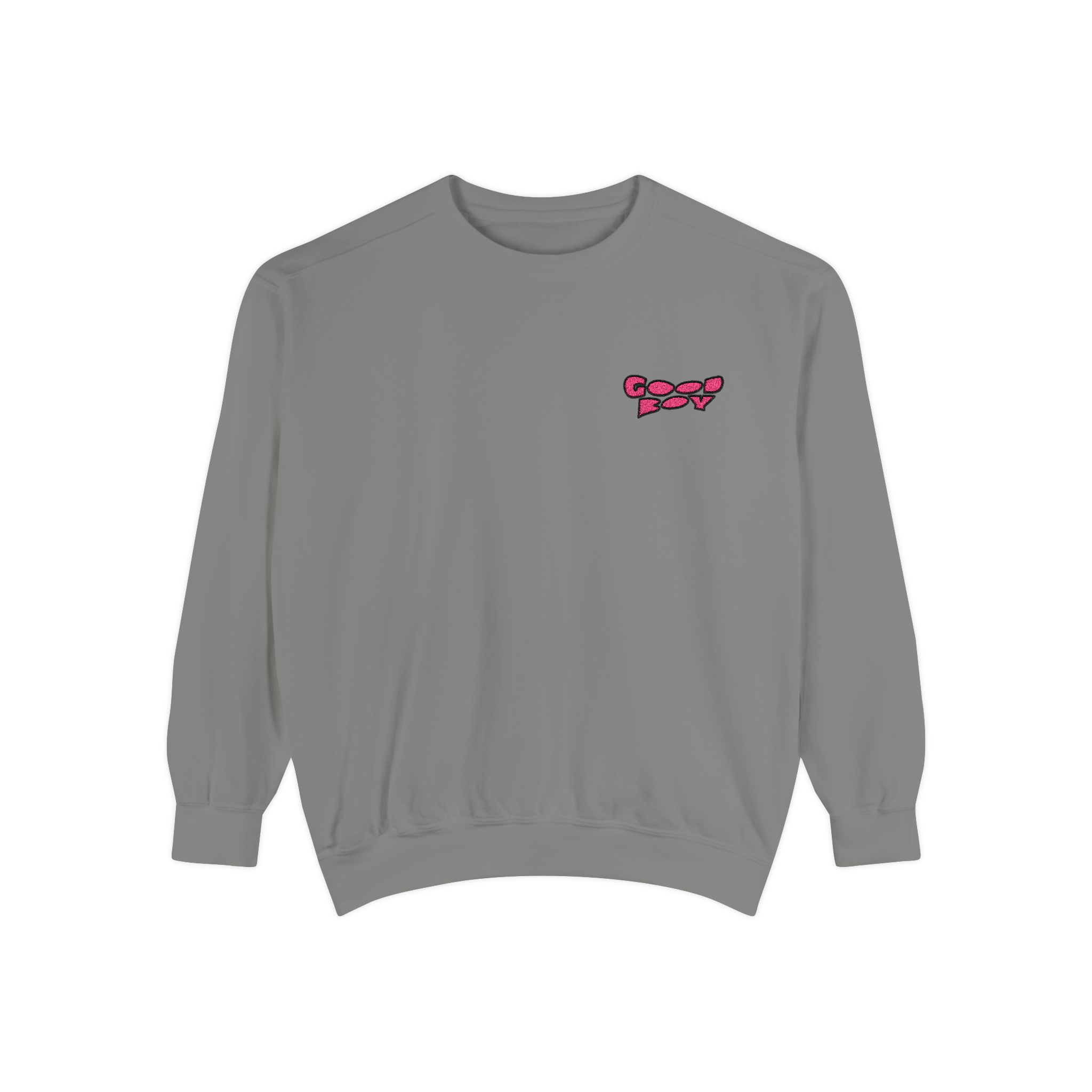 "Good Boy" Bold Embroidered Sweater - Image 13