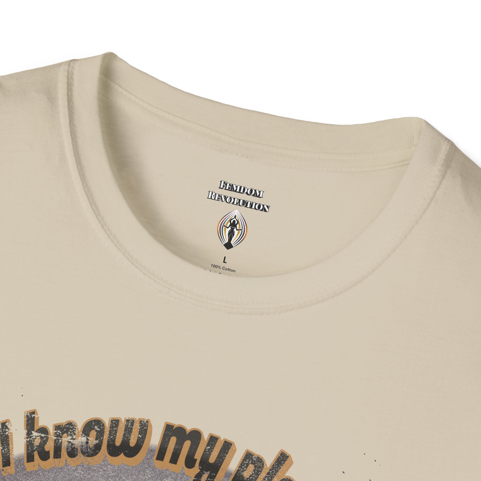 "I know my place" FLR Softstyle T-Shirt - Image 12