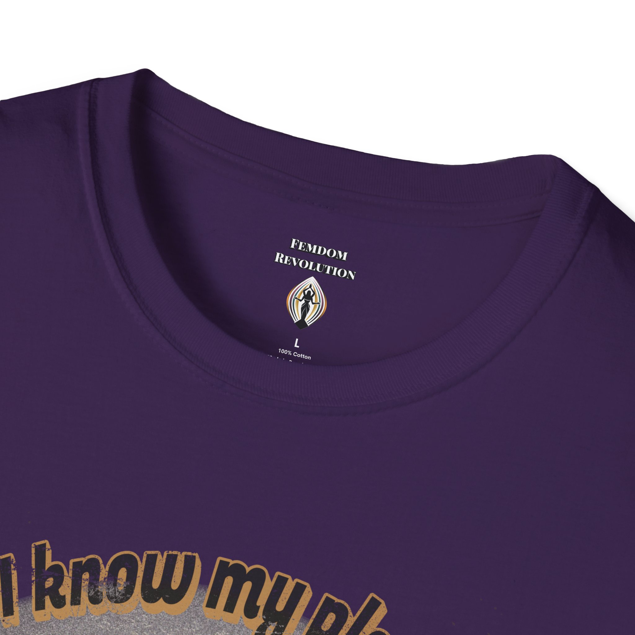 "I know my place" FLR Softstyle T-Shirt - Image 75