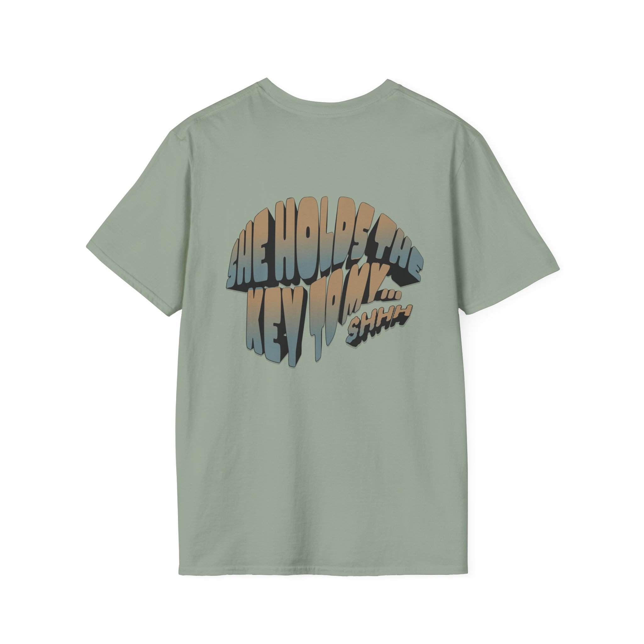 “She holds the key to my…” Chastity T-Shirt - Image 18