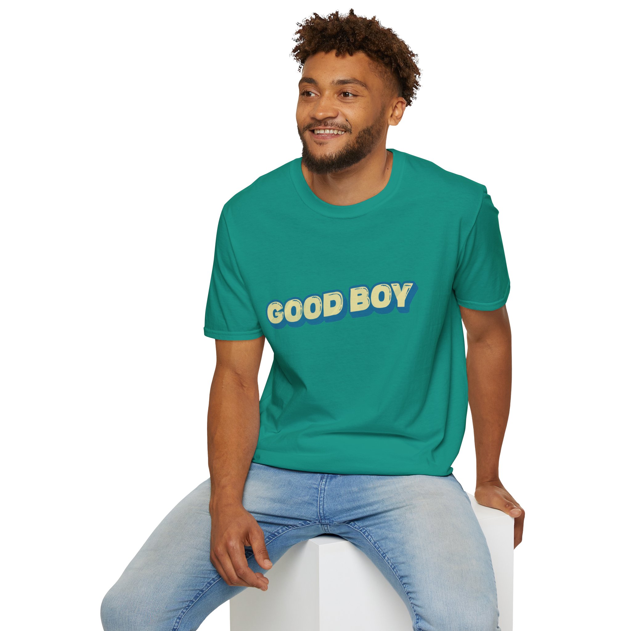 "Good boy" Unisex Softstyle T-Shirt - Image 138
