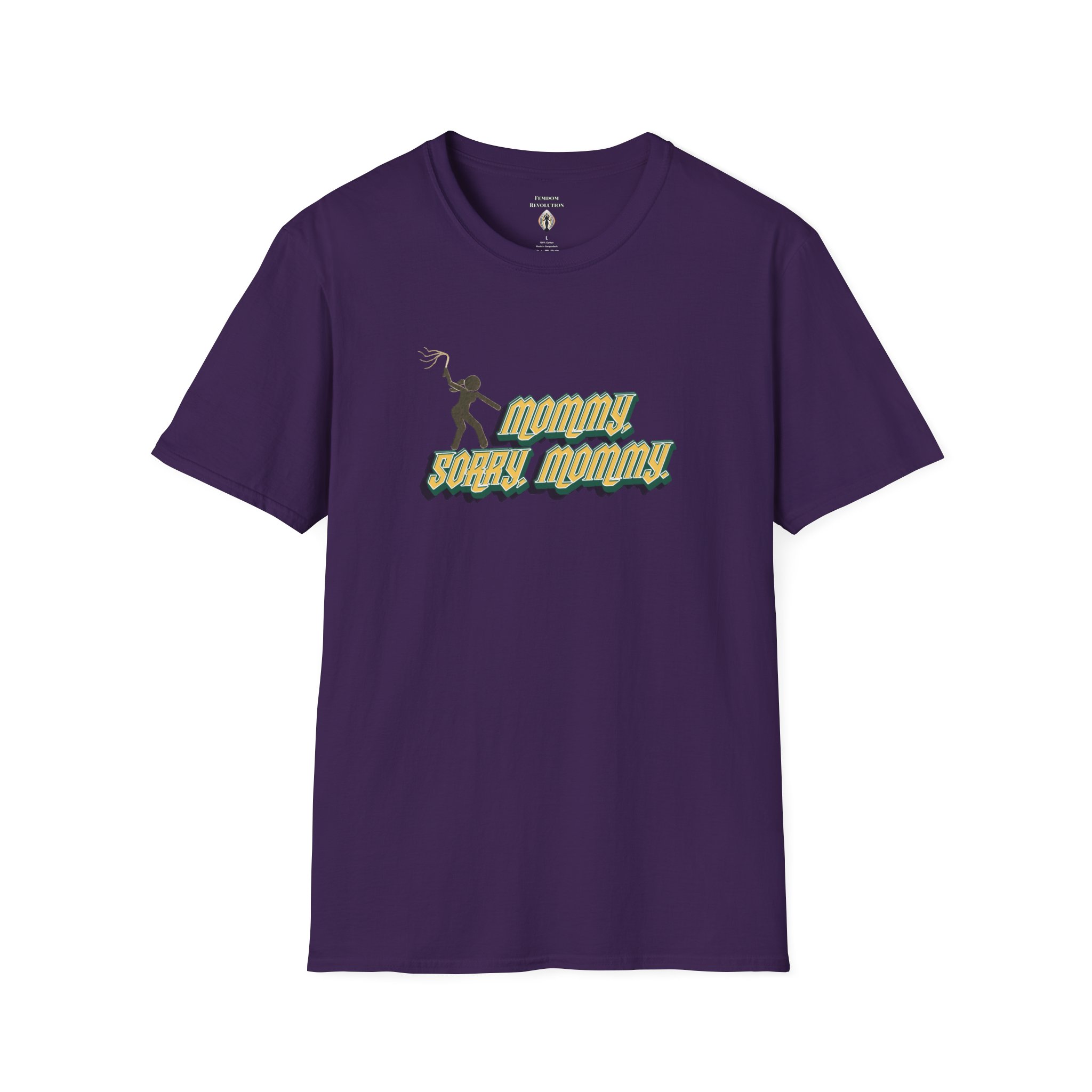 "Sorry, Mommy," Flogger Softstyle T-Shirt - Image 19