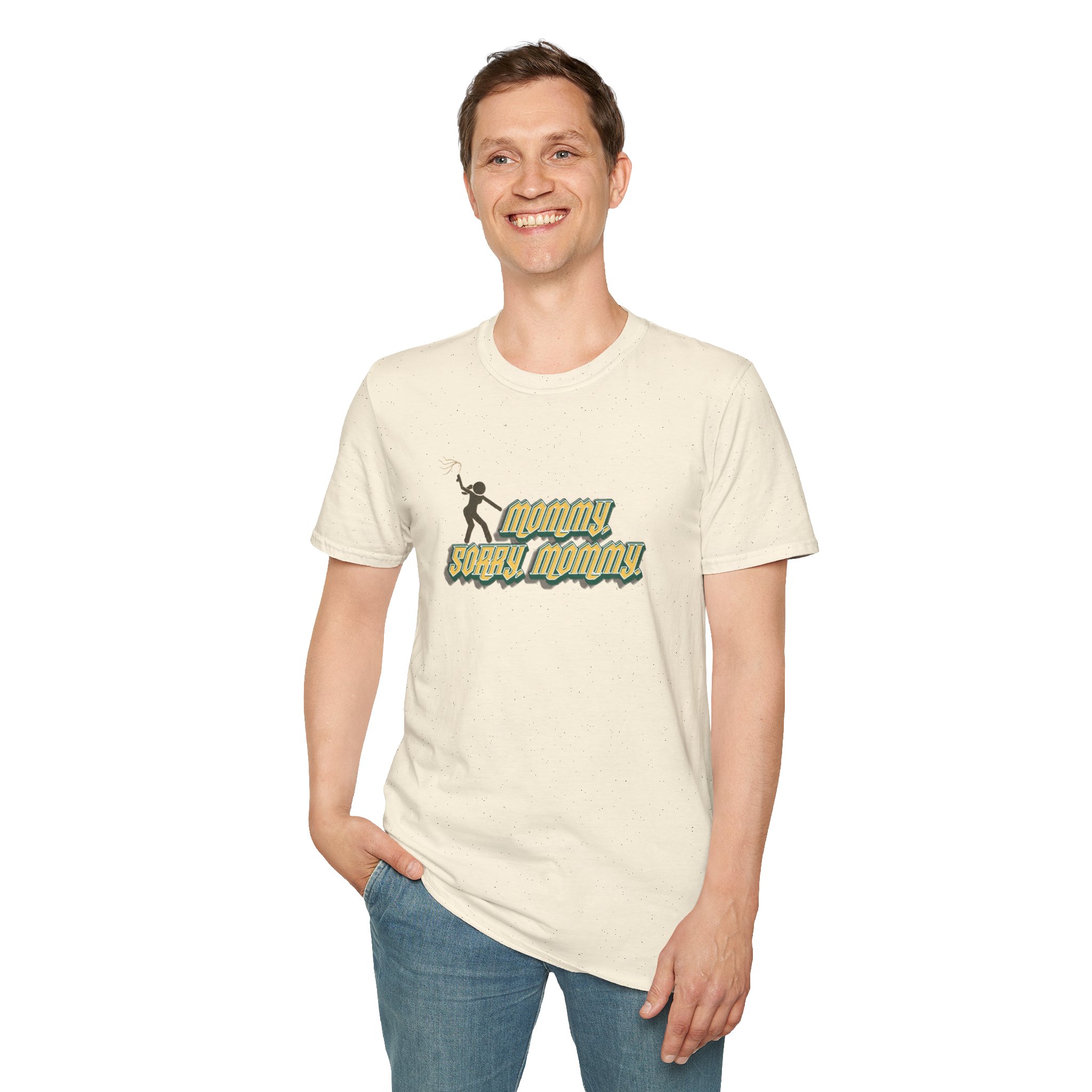 "Sorry, Mommy," Flogger Softstyle T-Shirt - Image 32