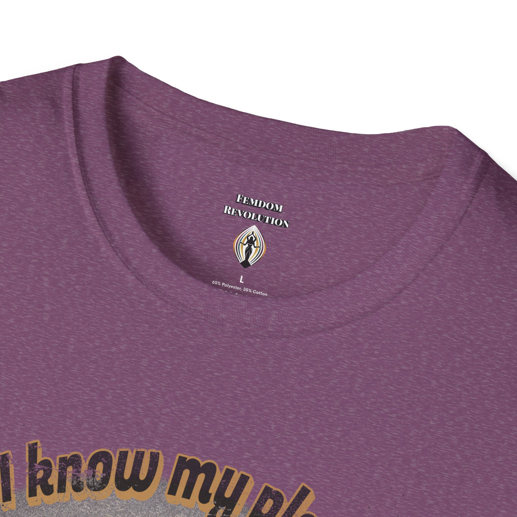 "I know my place" FLR Softstyle T-Shirt - Image 39