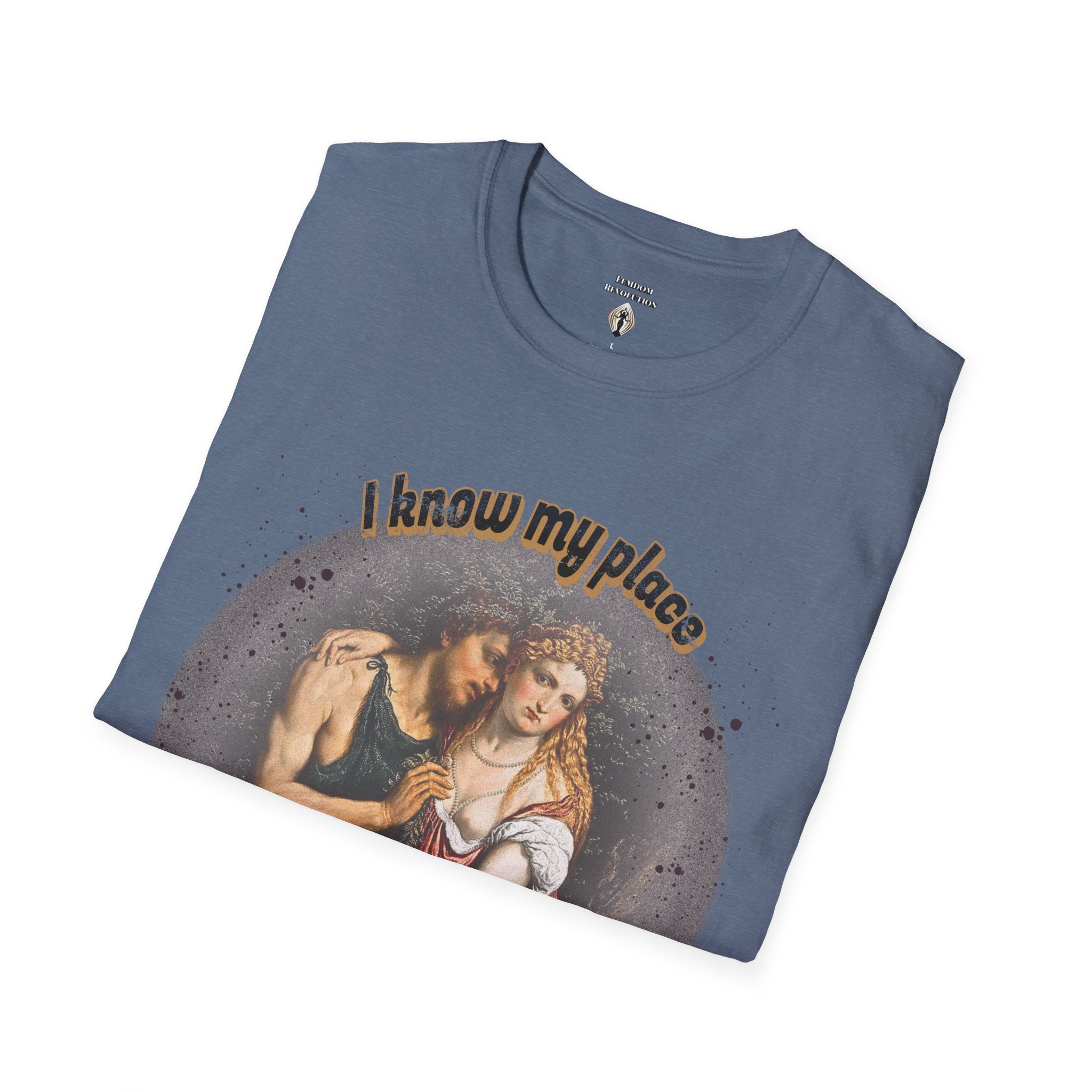 "I know my place" FLR Softstyle T-Shirt - Image 31