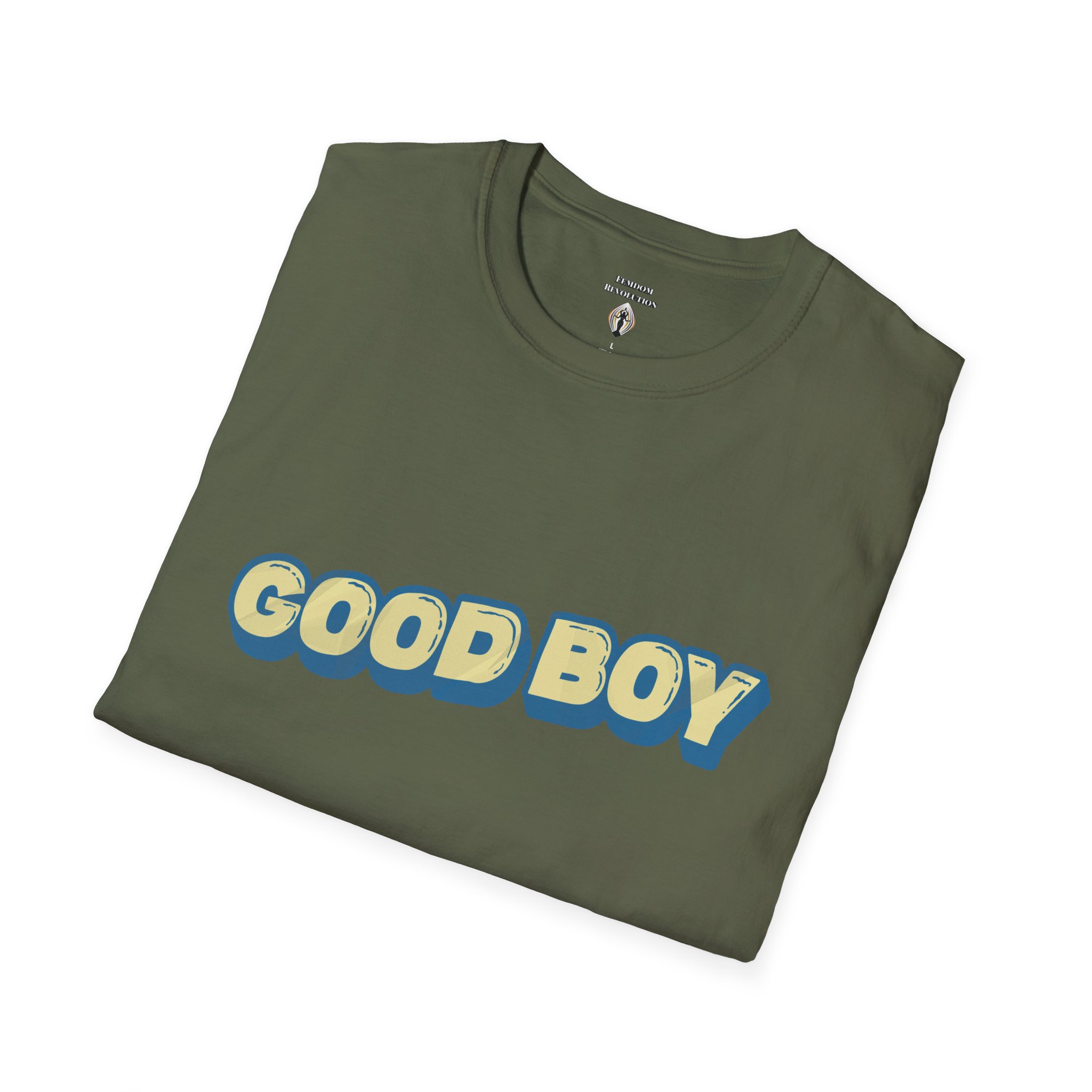 "Good boy" Unisex Softstyle T-Shirt - Image 54