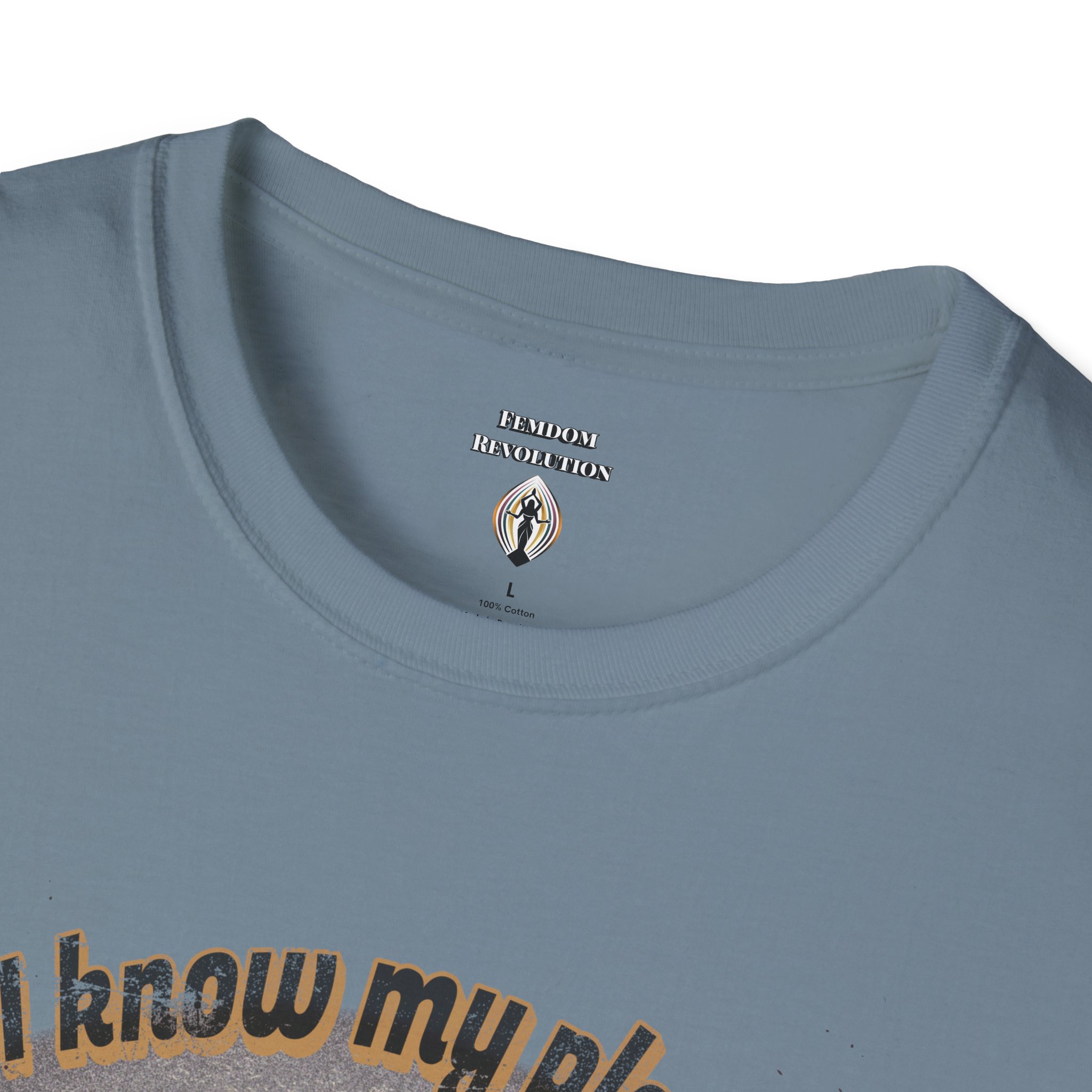 "I know my place" FLR Softstyle T-Shirt - Image 57