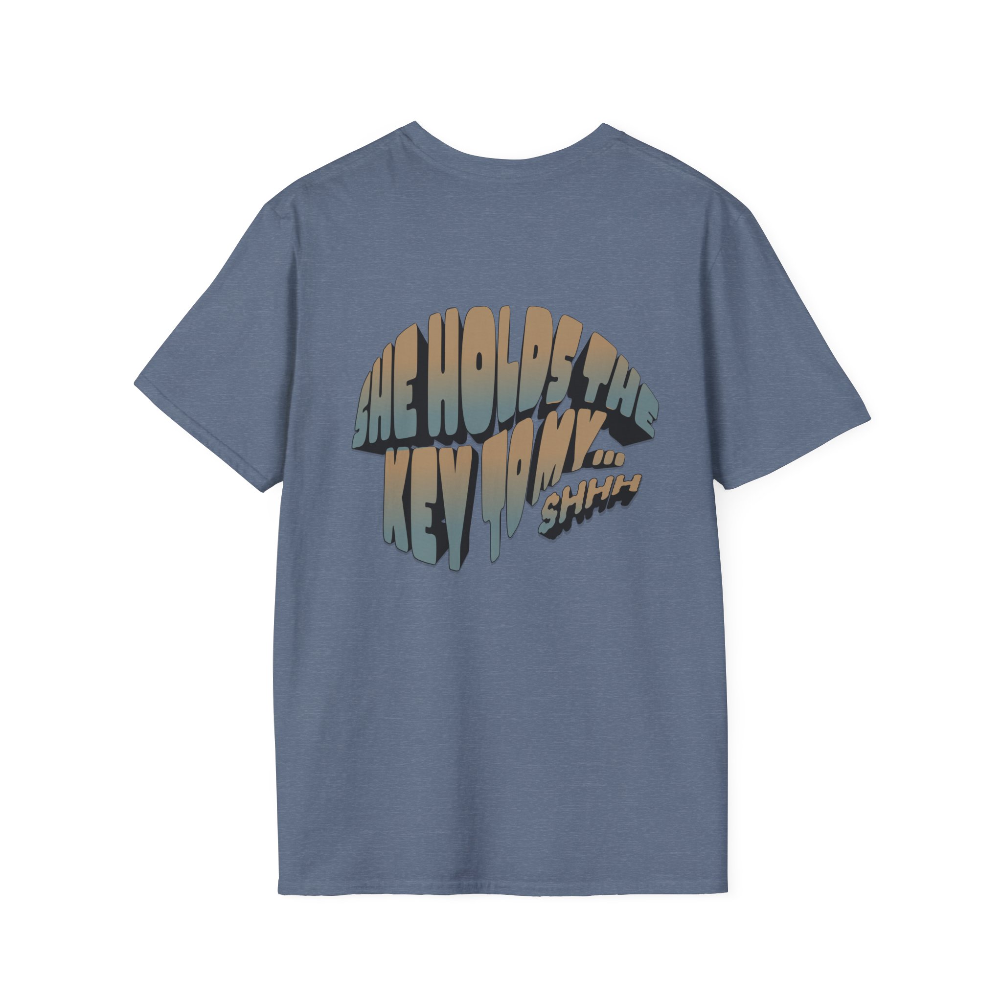 “She holds the key to my…” Chastity T-Shirt - Image 26