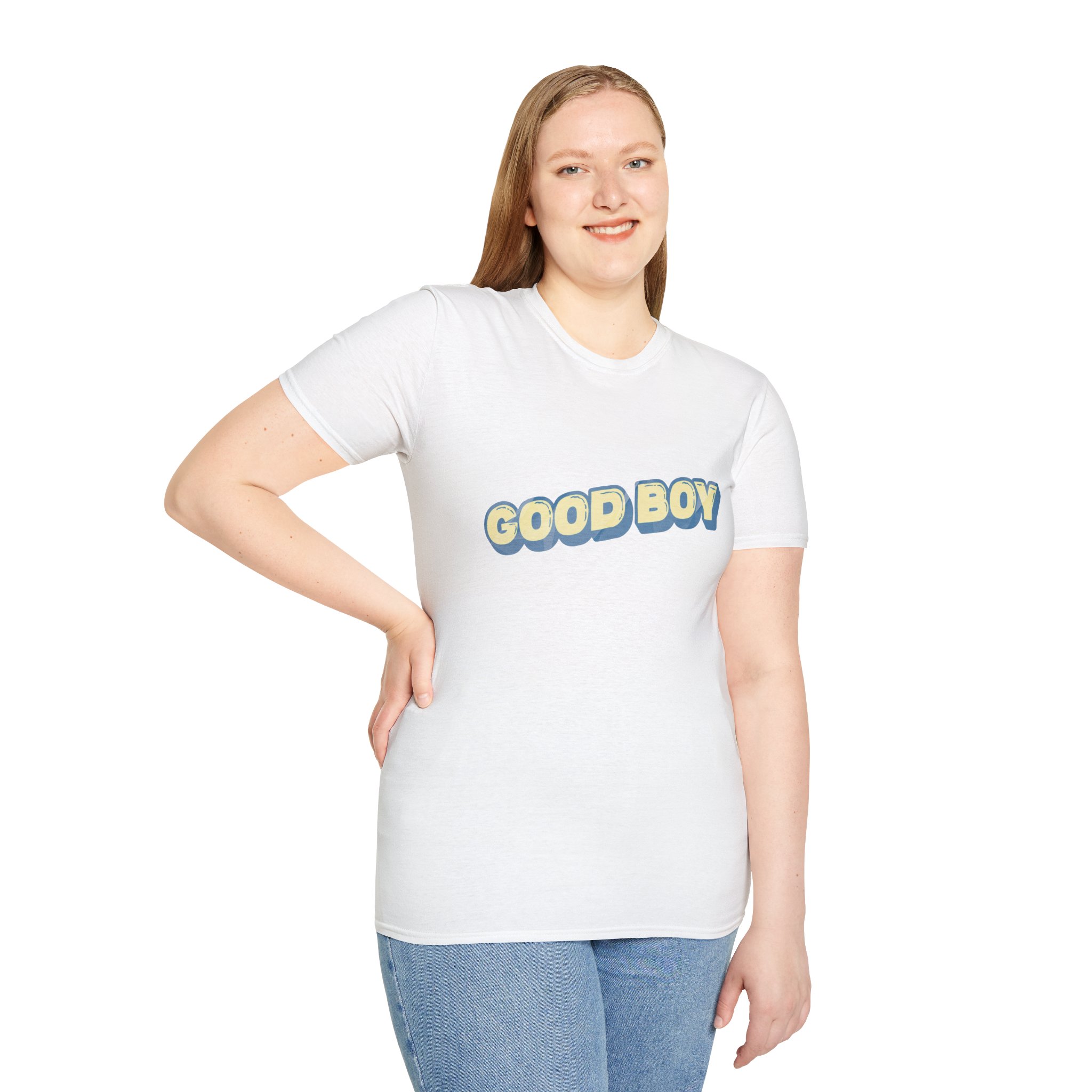 "Good boy" Unisex Softstyle T-Shirt - Image 20