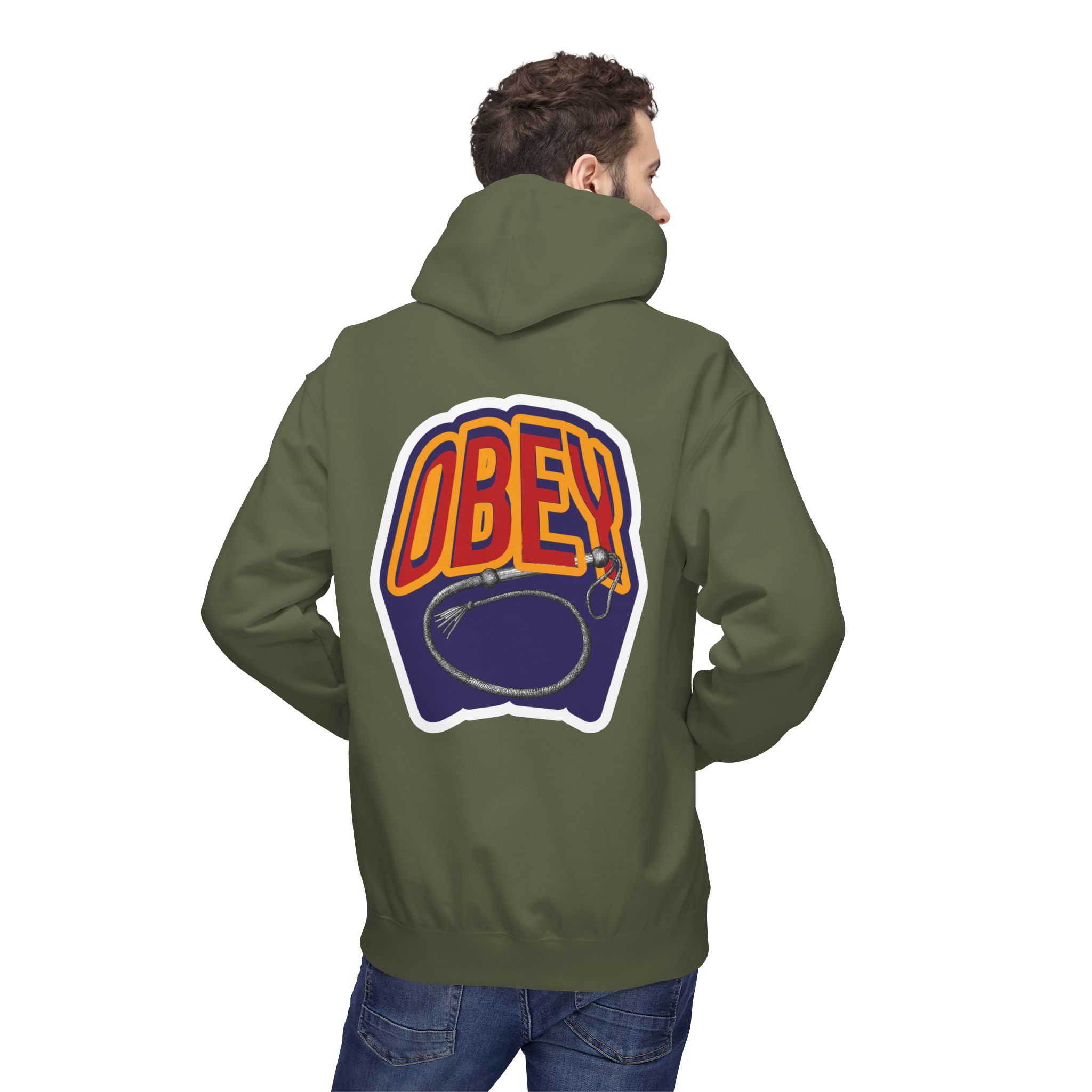 "OBEY" Unisex Fleece Hoodie - Image 12