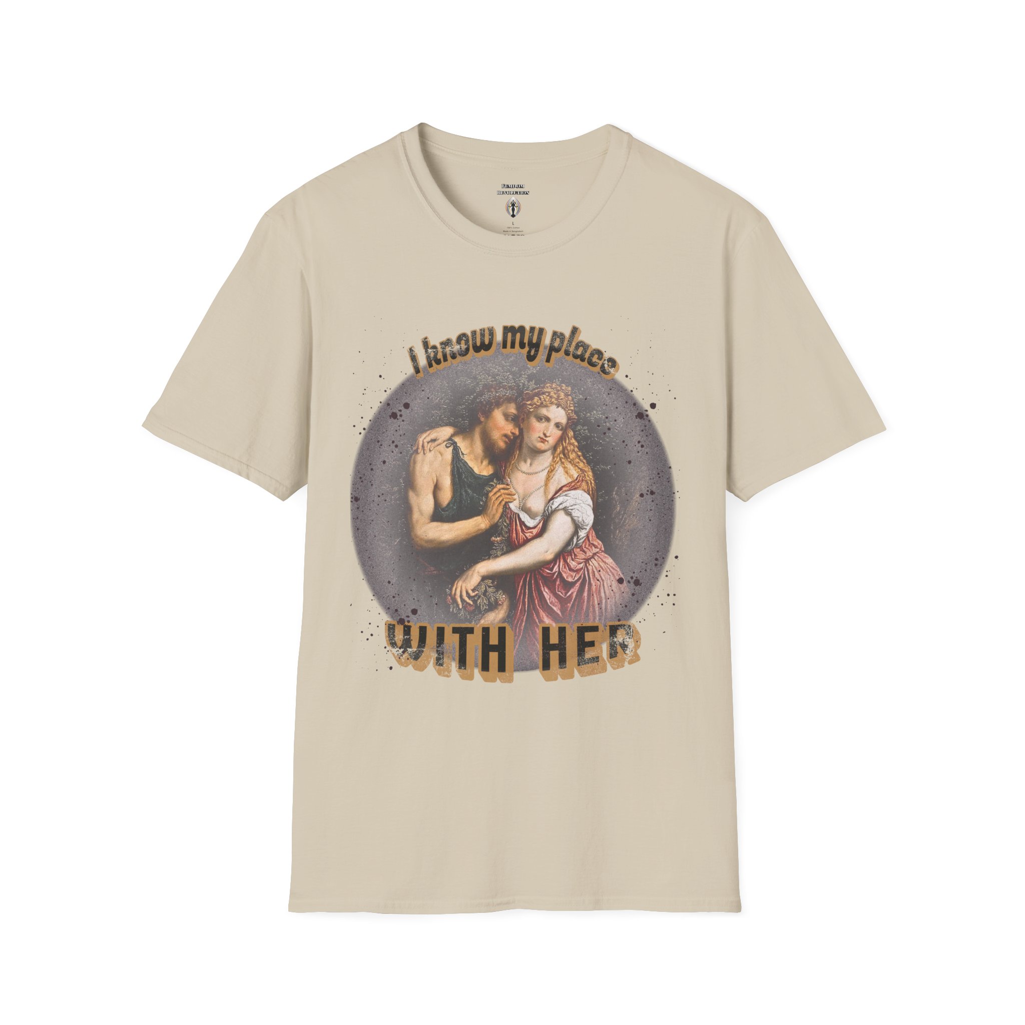 "I know my place" FLR Softstyle T-Shirt - Image 10