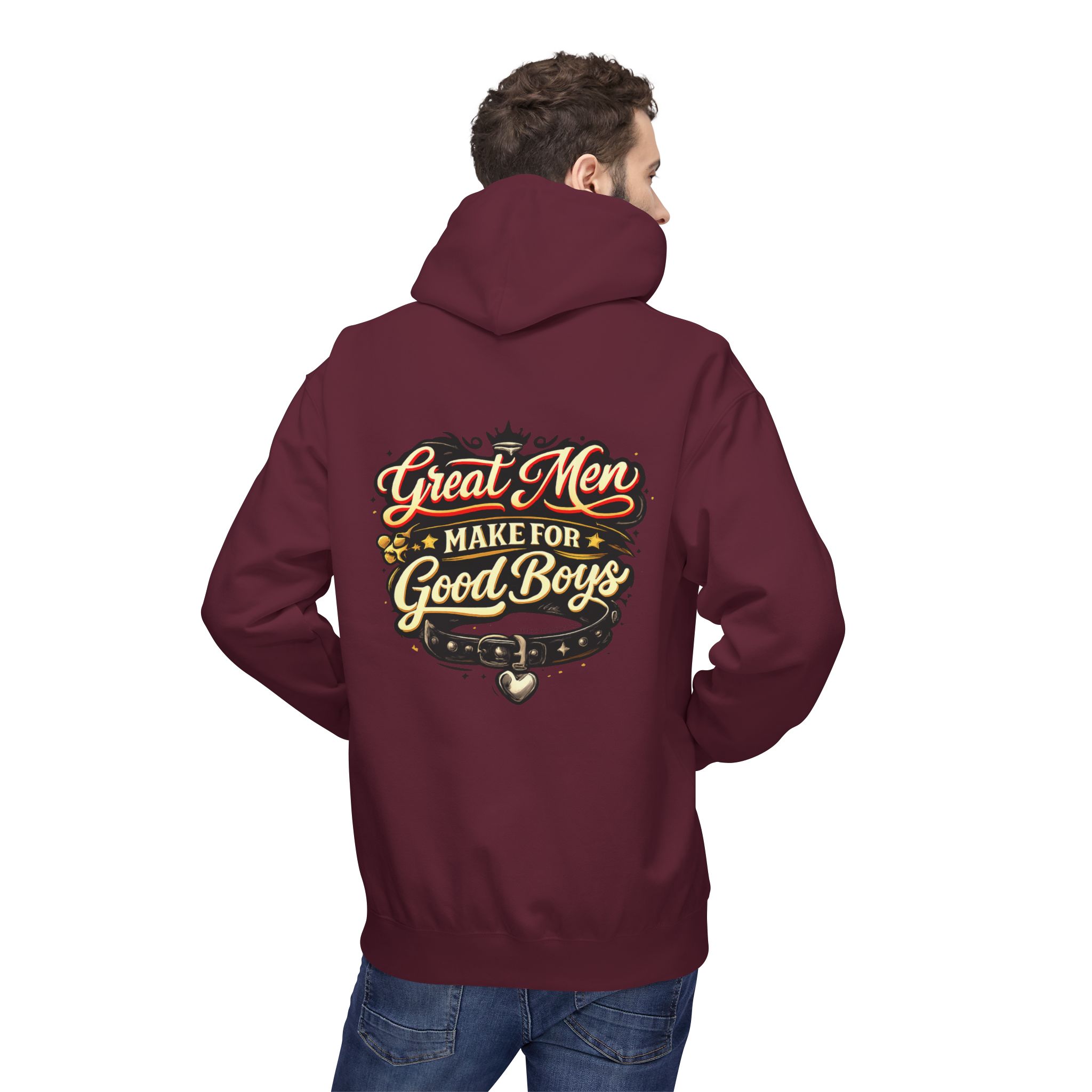 “Great Men Make for Good Boys” Pullover Hoodie - Image 10
