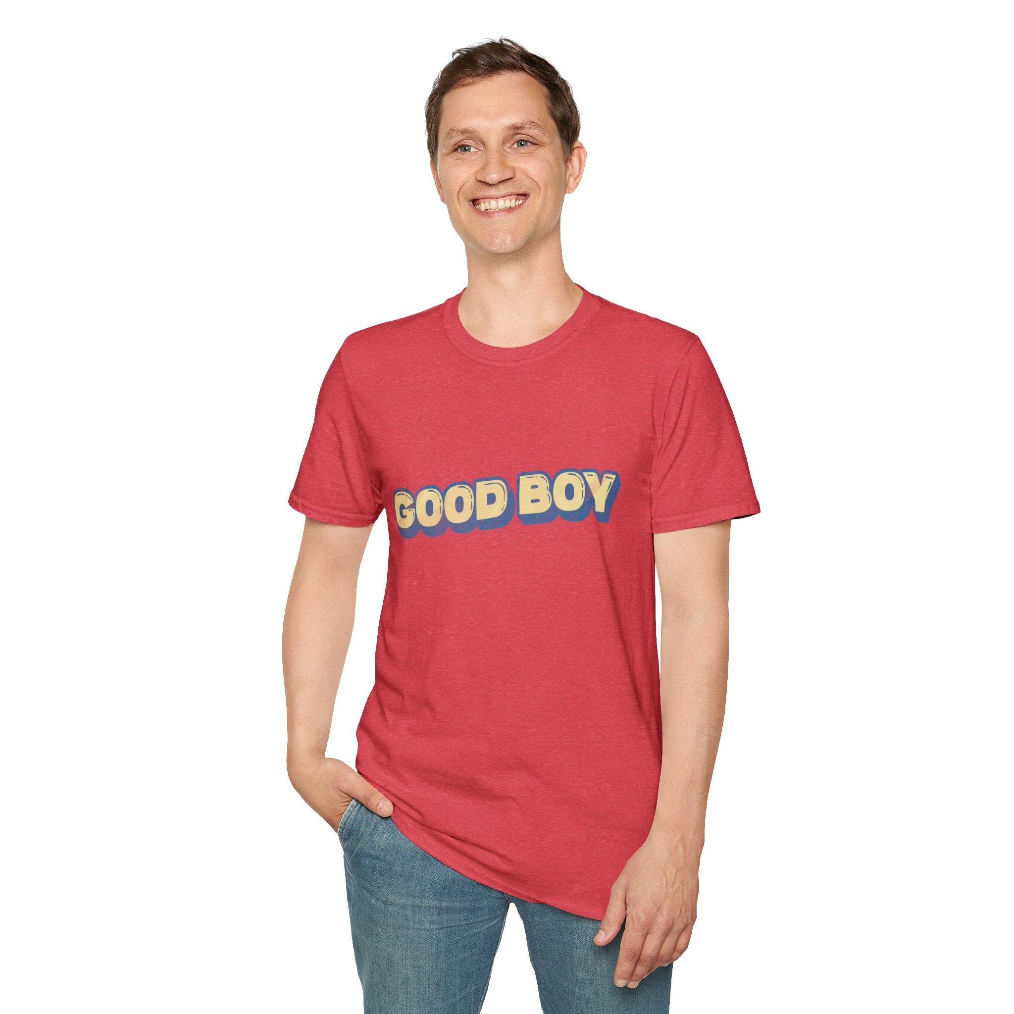"Good boy" Unisex Softstyle T-Shirt - Image 105