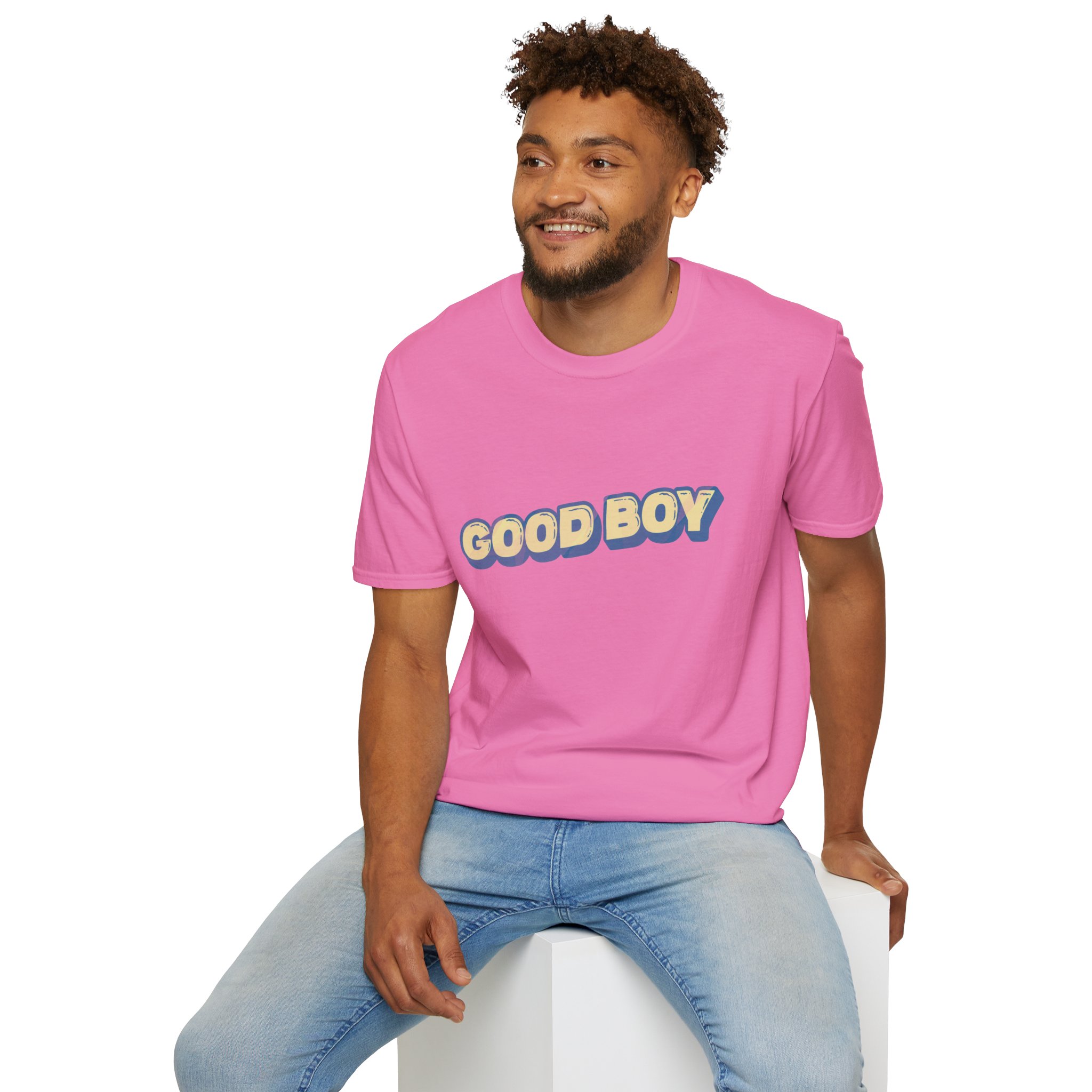 "Good boy" Unisex Softstyle T-Shirt - Image 148