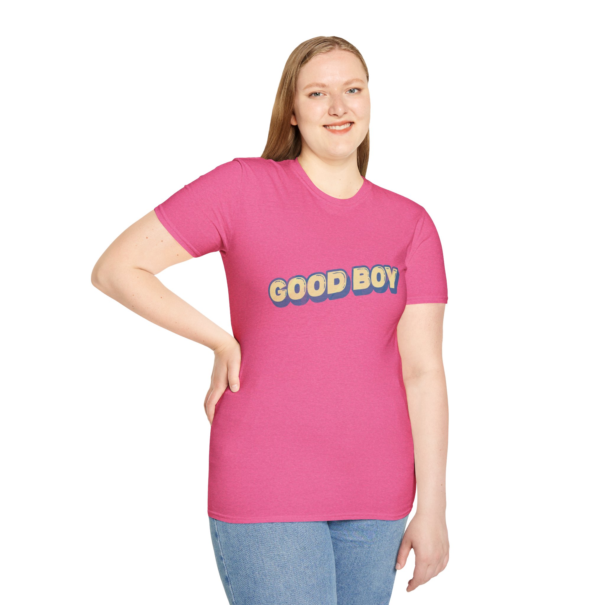 "Good boy" Unisex Softstyle T-Shirt - Image 10