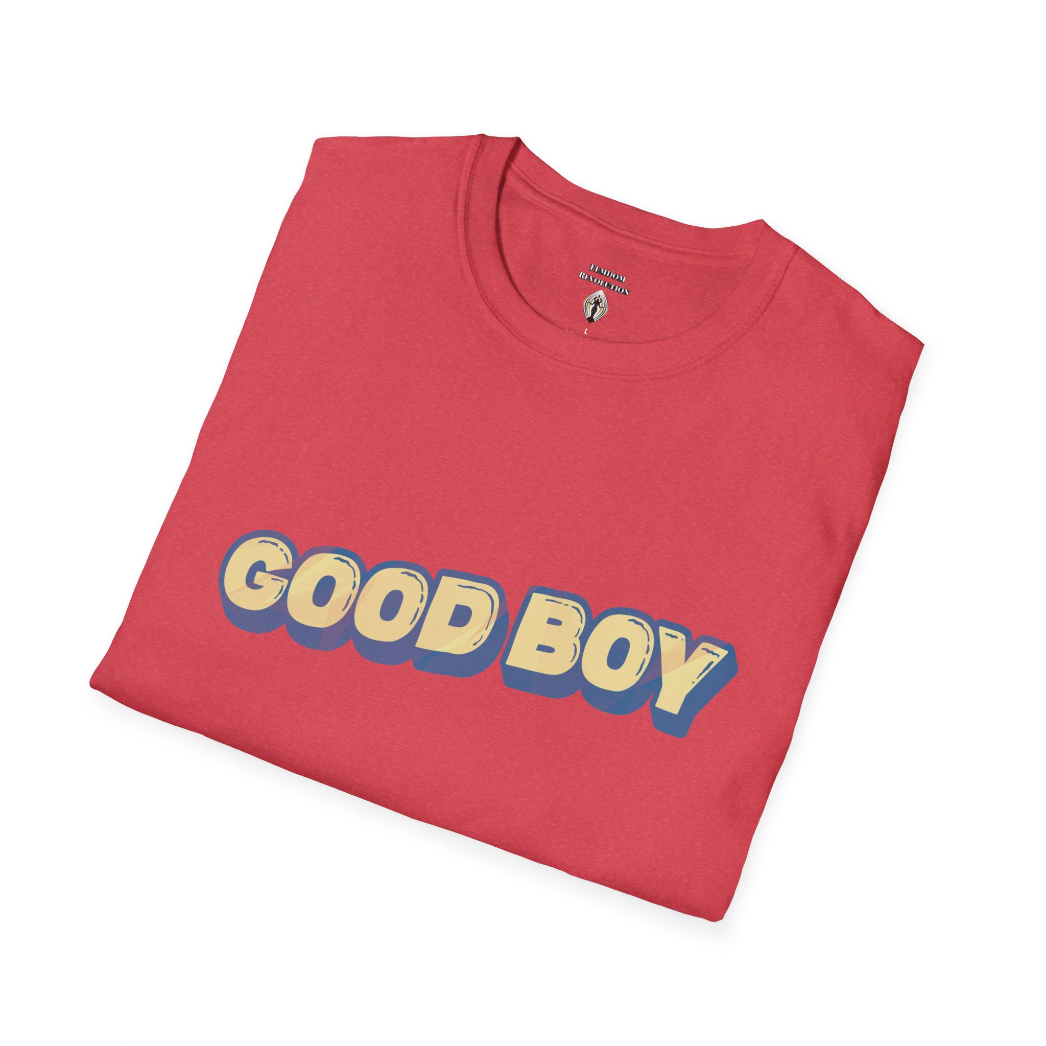 "Good boy" Unisex Softstyle T-Shirt - Image 104