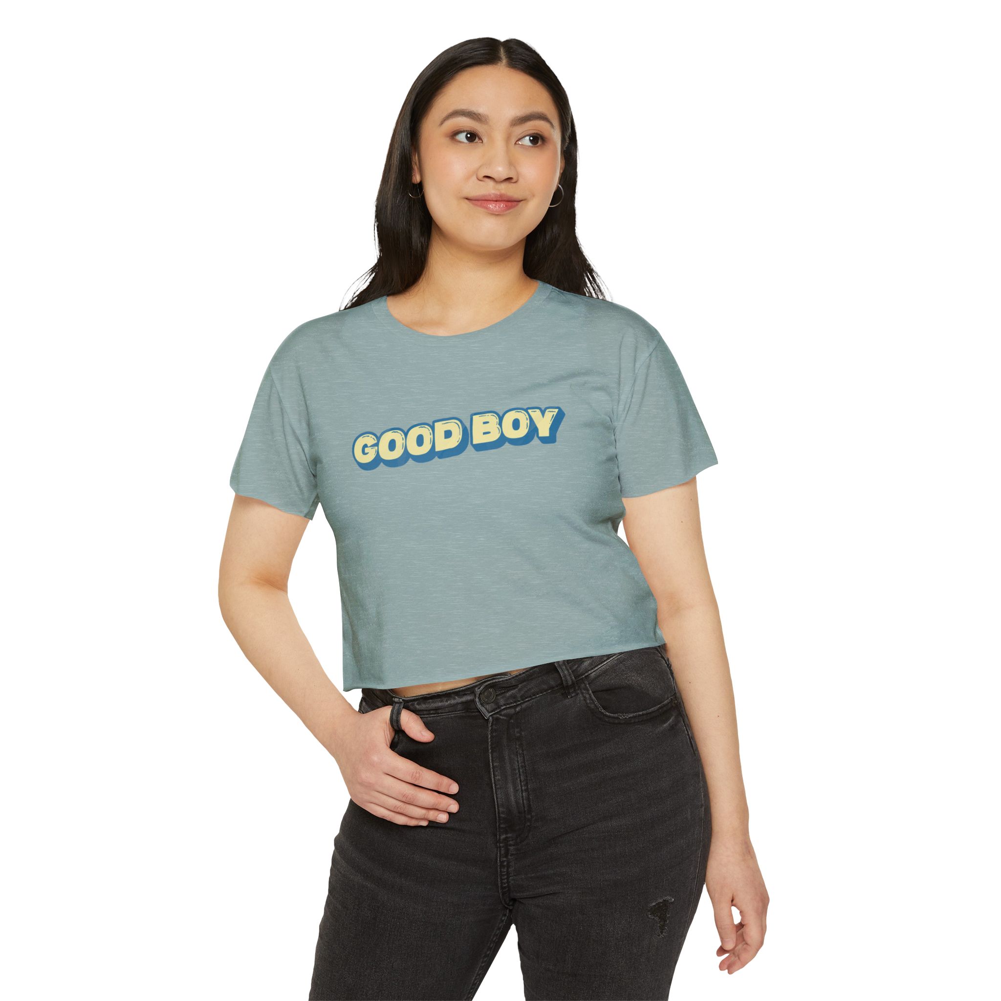 "Good Boy" Crop Top - Image 23