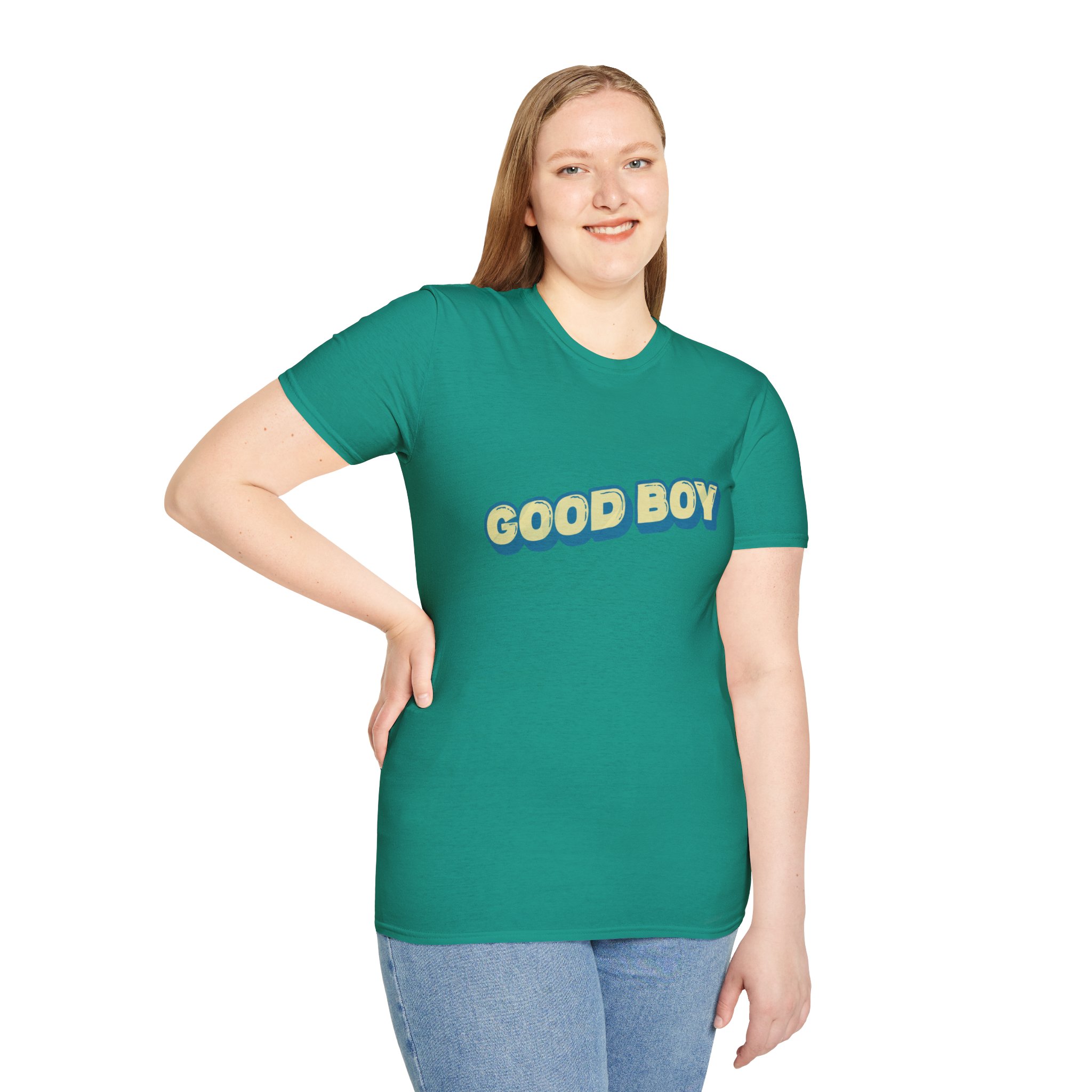 "Good boy" Unisex Softstyle T-Shirt - Image 140