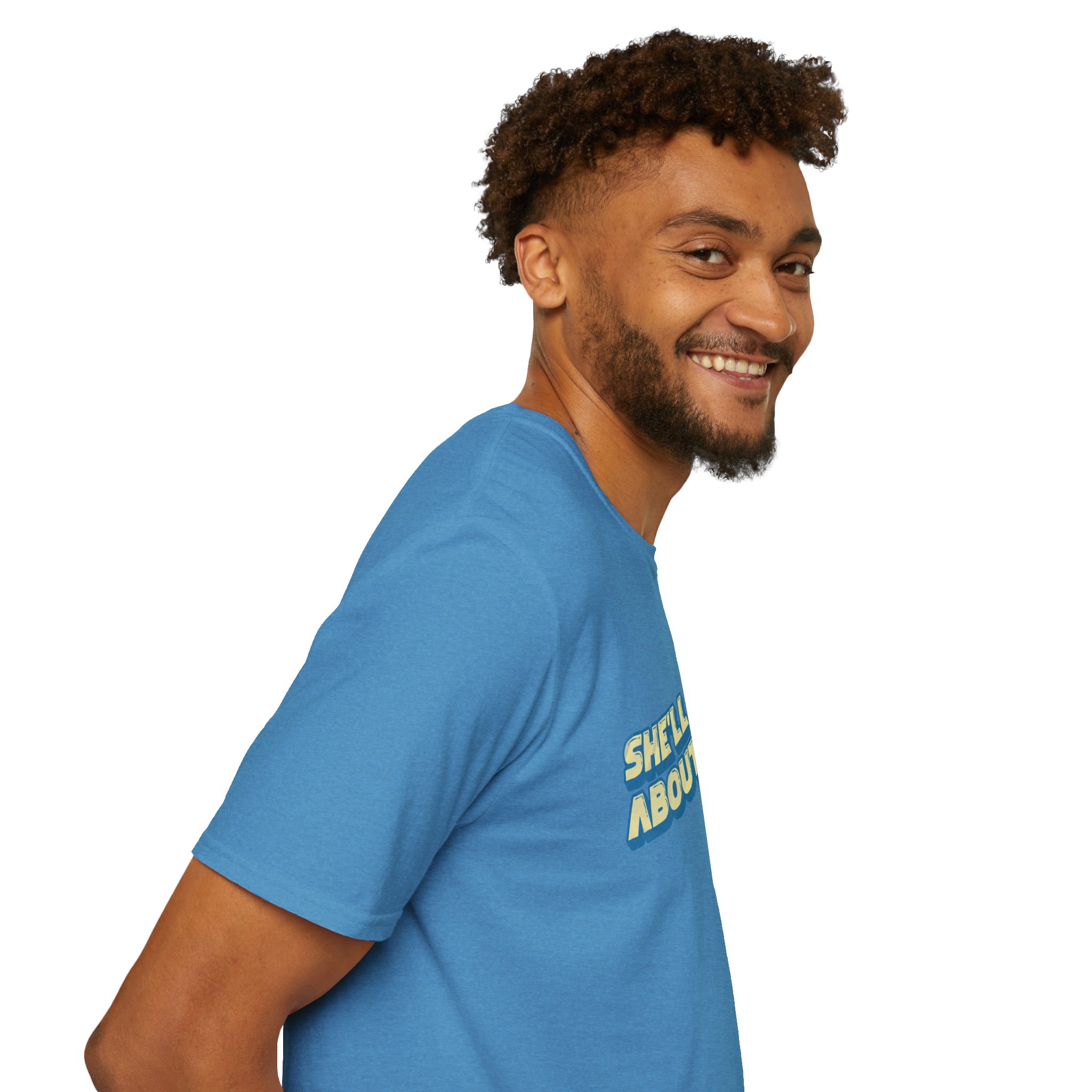 "She'll hear about this" Softstyle T-Shirt - Image 61