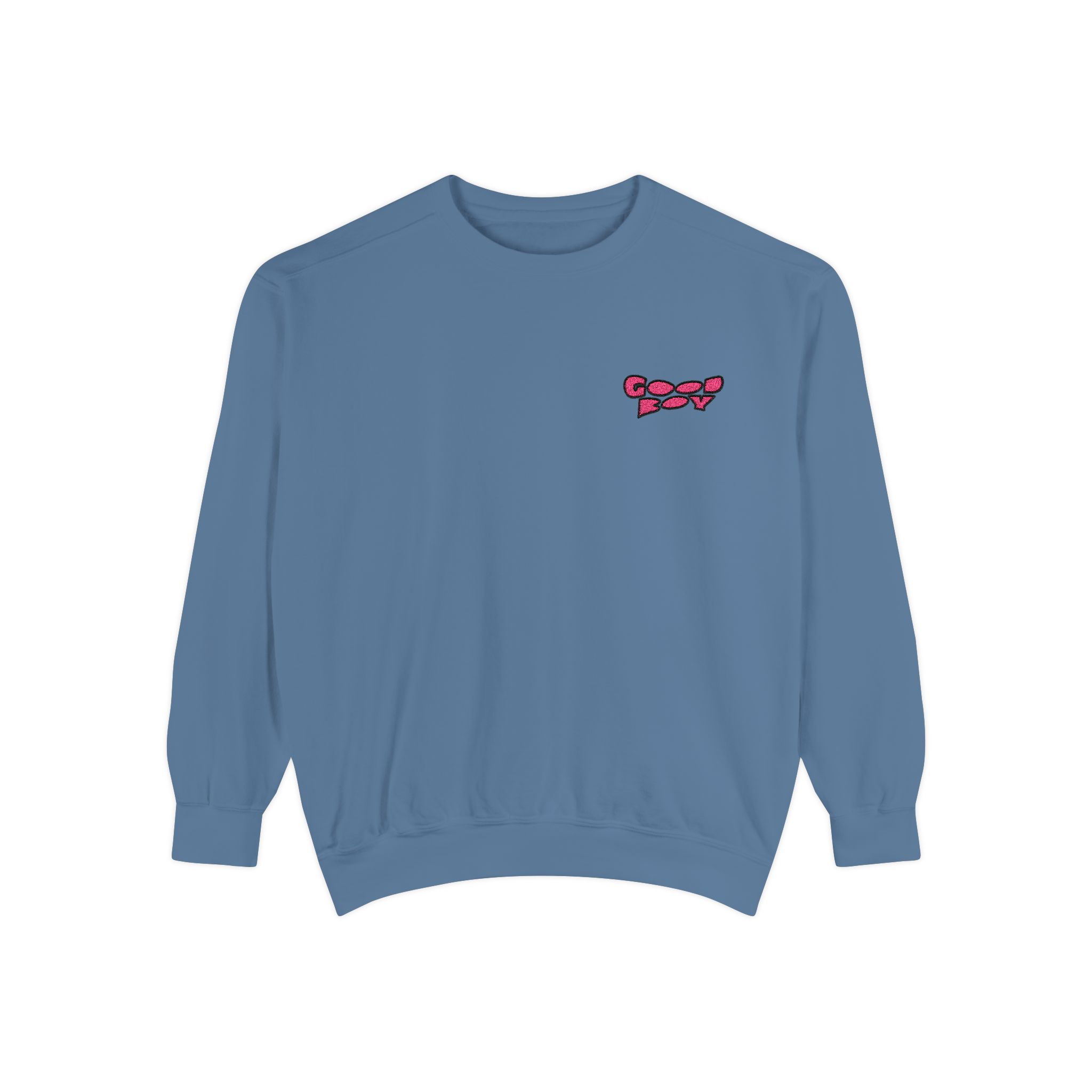 "Good Boy" Bold Embroidered Sweater - Image 19
