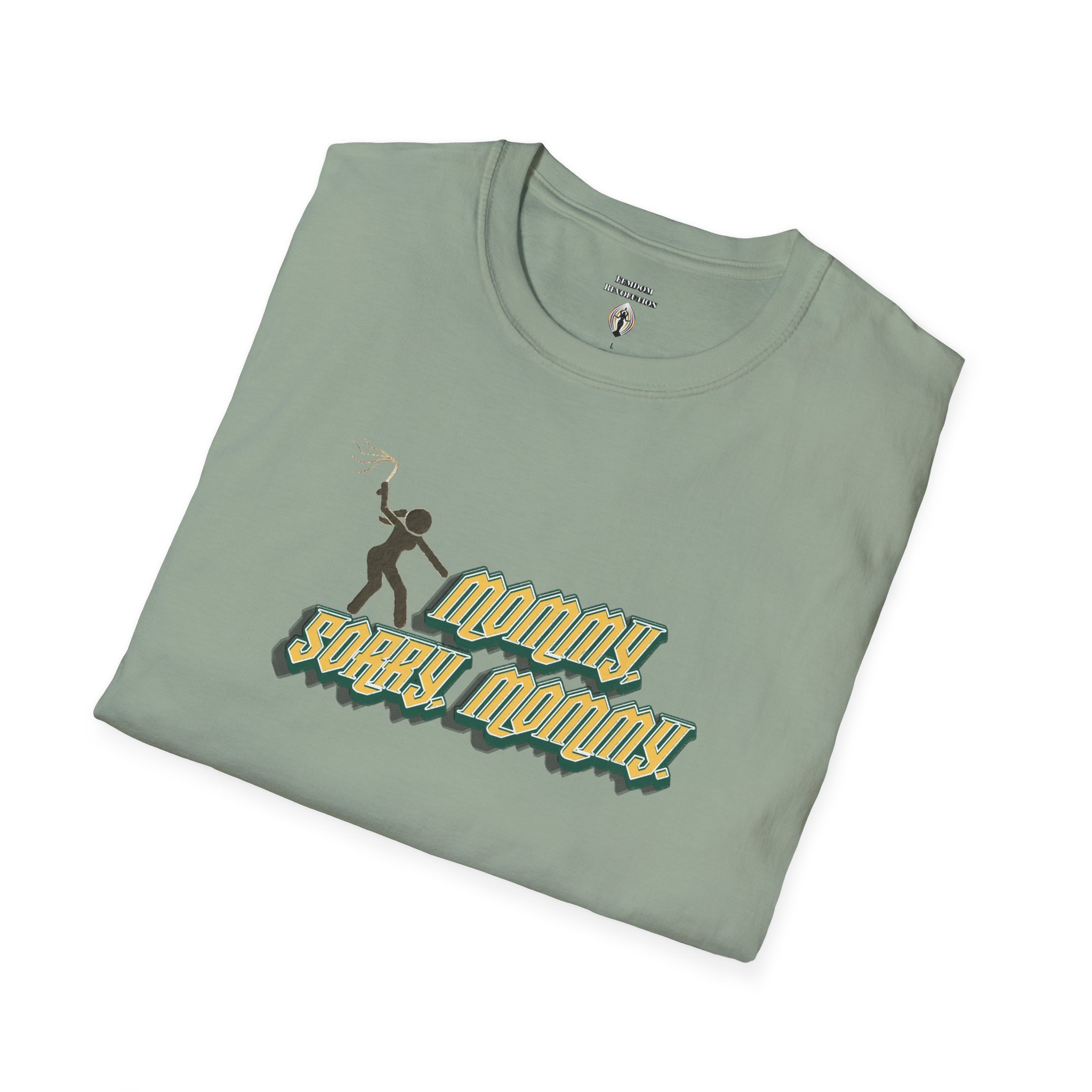 "Sorry, Mommy," Flogger Softstyle T-Shirt - Image 40