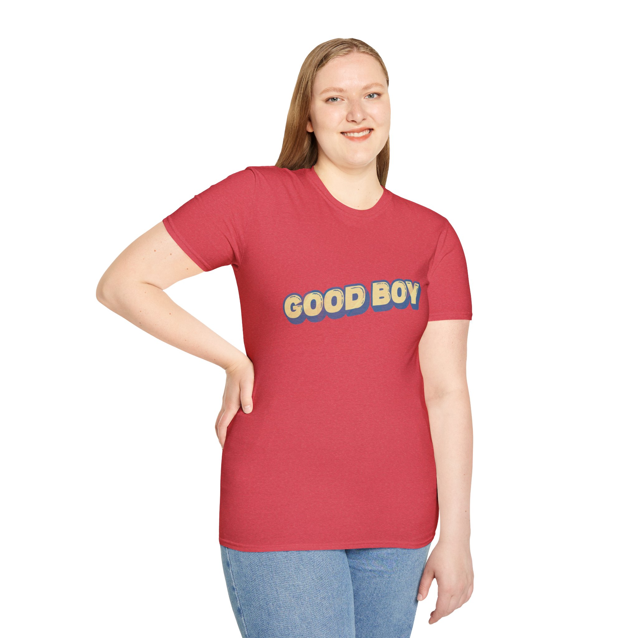 "Good boy" Unisex Softstyle T-Shirt - Image 110