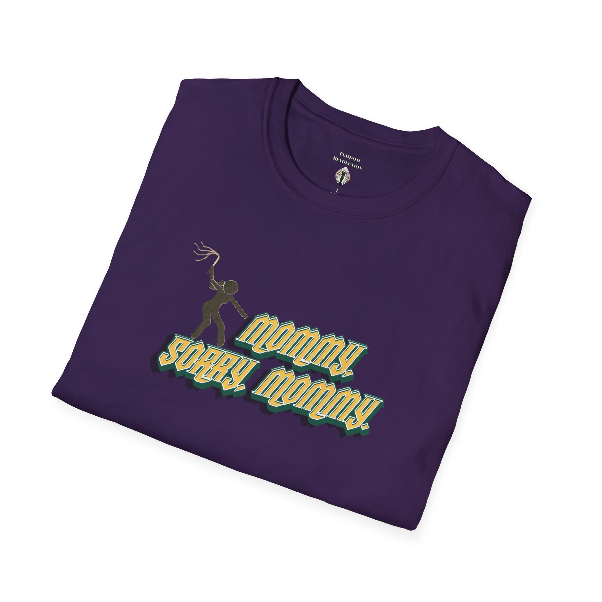 "Sorry, Mommy," Flogger Softstyle T-Shirt - Image 22