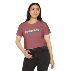 "Good Boy" Crop Top