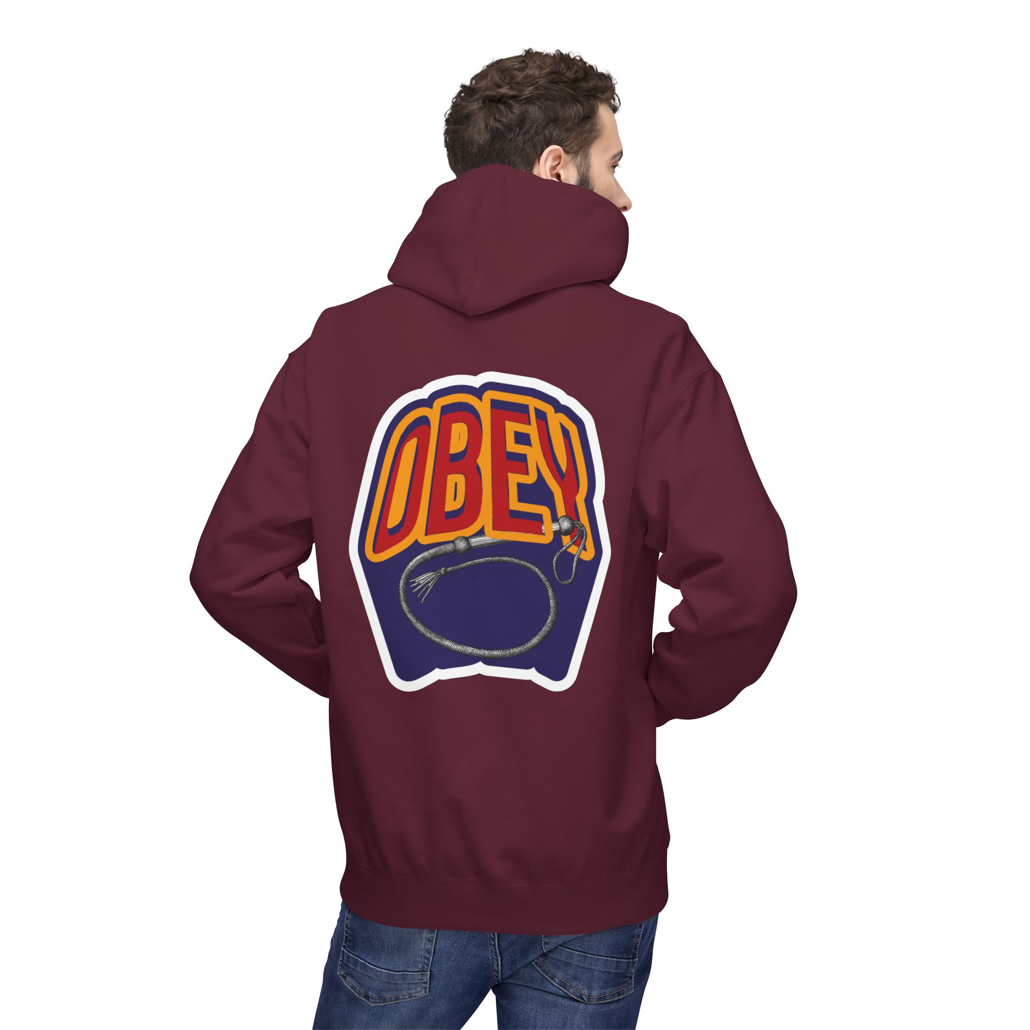 "Listen & OBEY" Fleece Hoodie - Image 8
