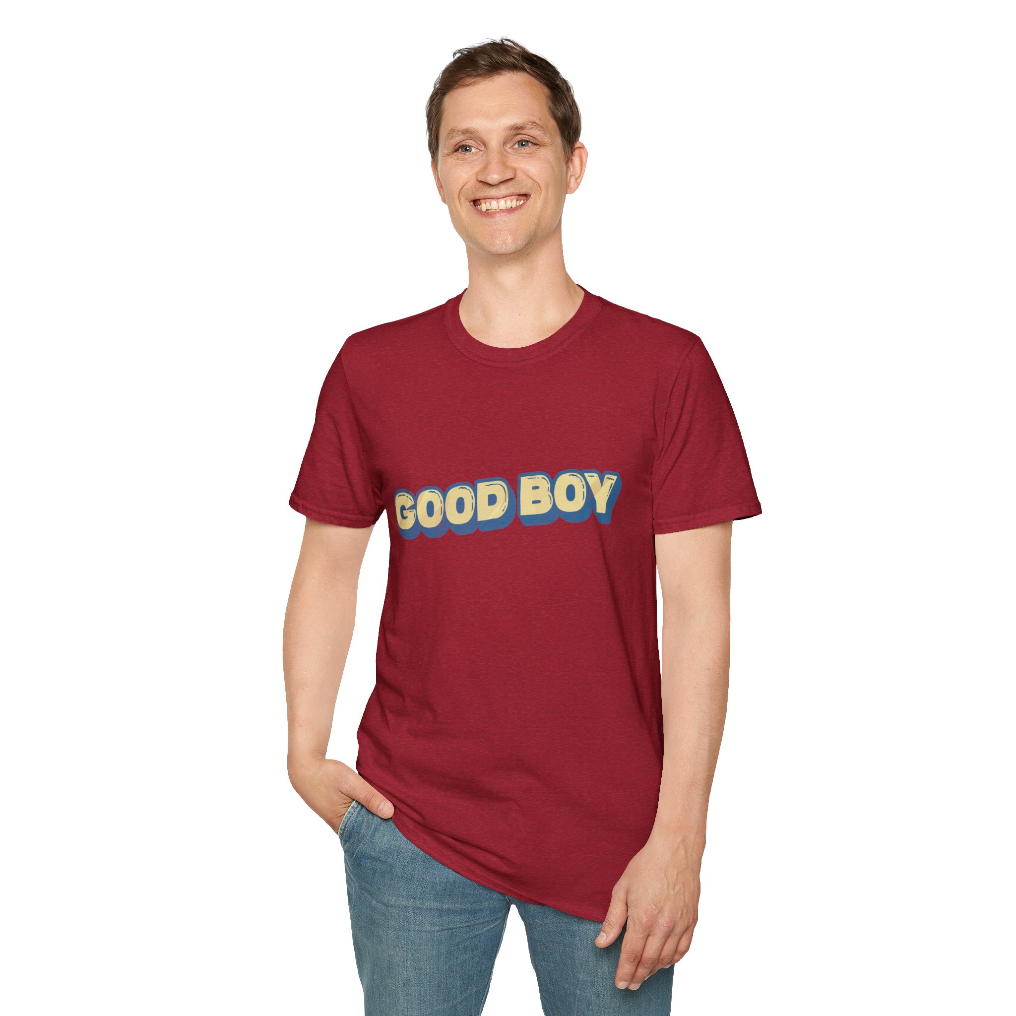"Good boy" Unisex Softstyle T-Shirt - Image 115