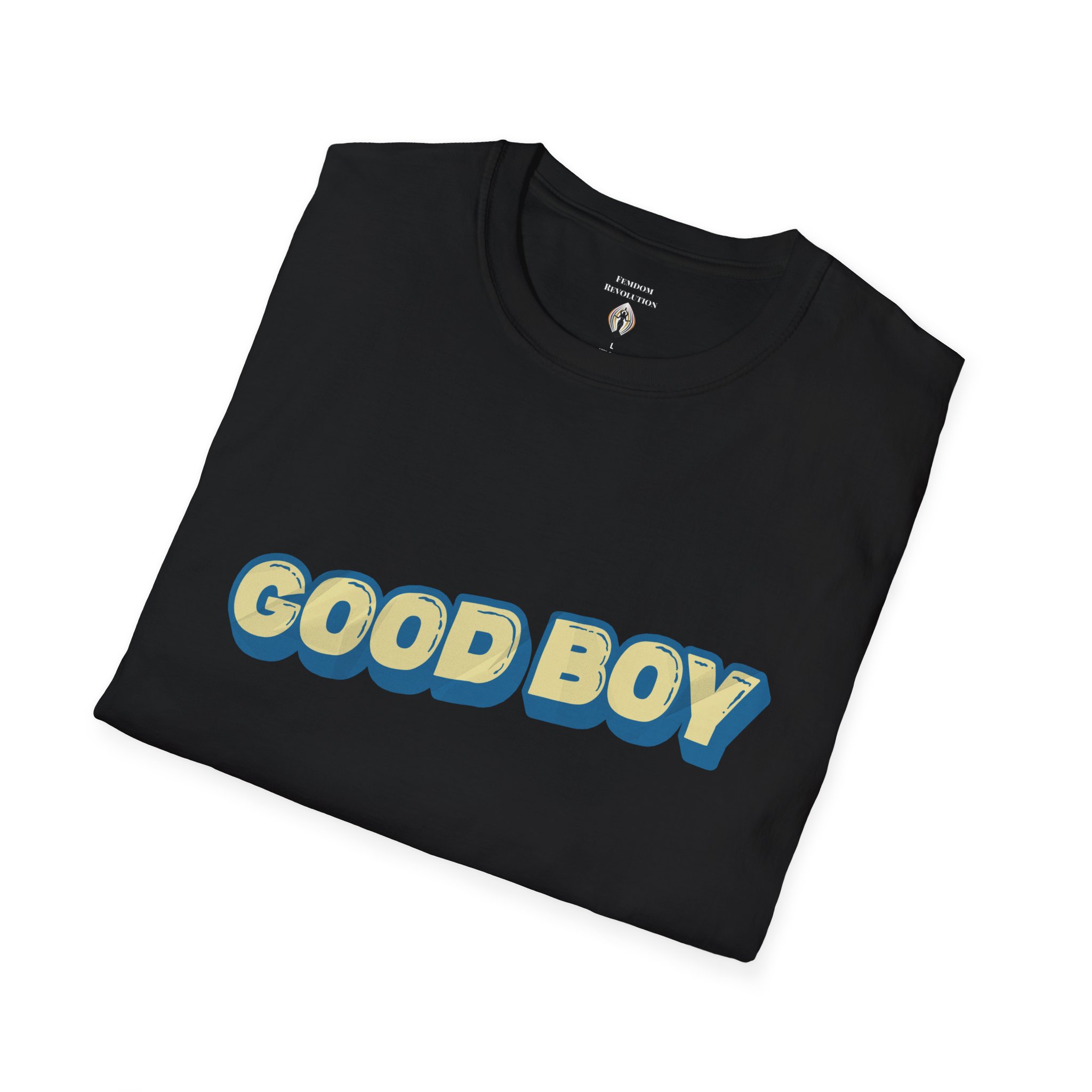 "Good boy" Unisex Softstyle T-Shirt - Image 24