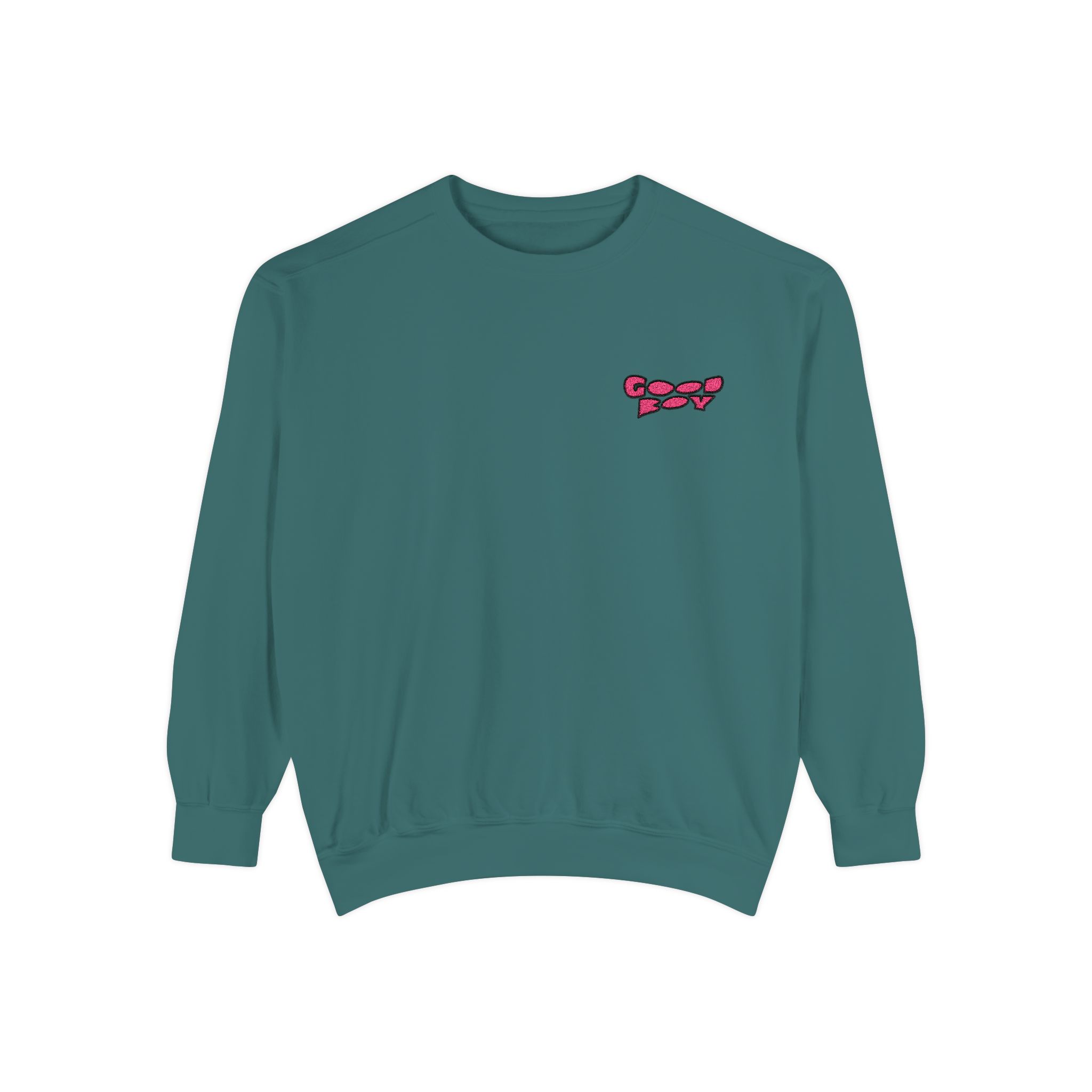 "Good Boy" Bold Embroidered Sweater - Image 2