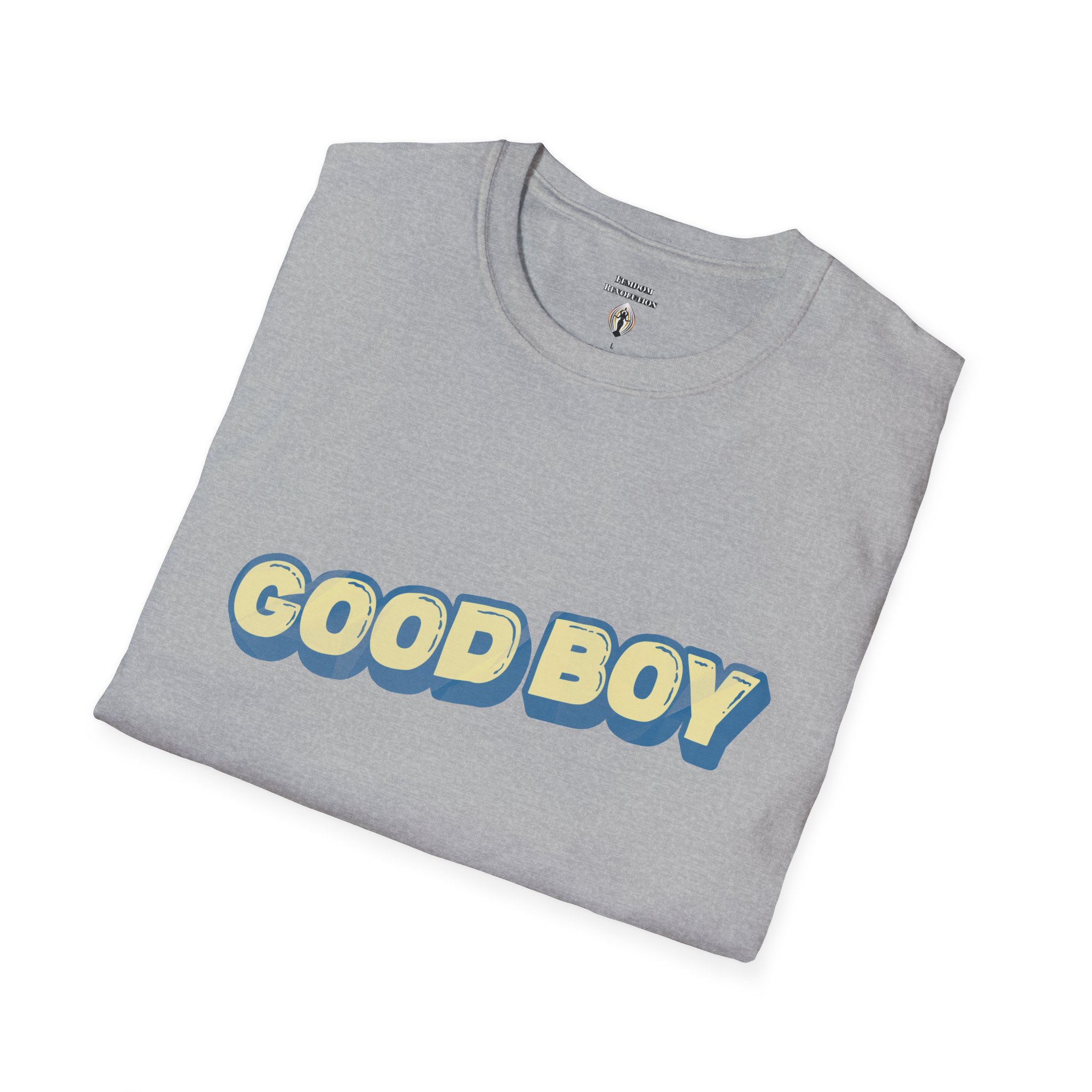 "Good boy" Unisex Softstyle T-Shirt - Image 44