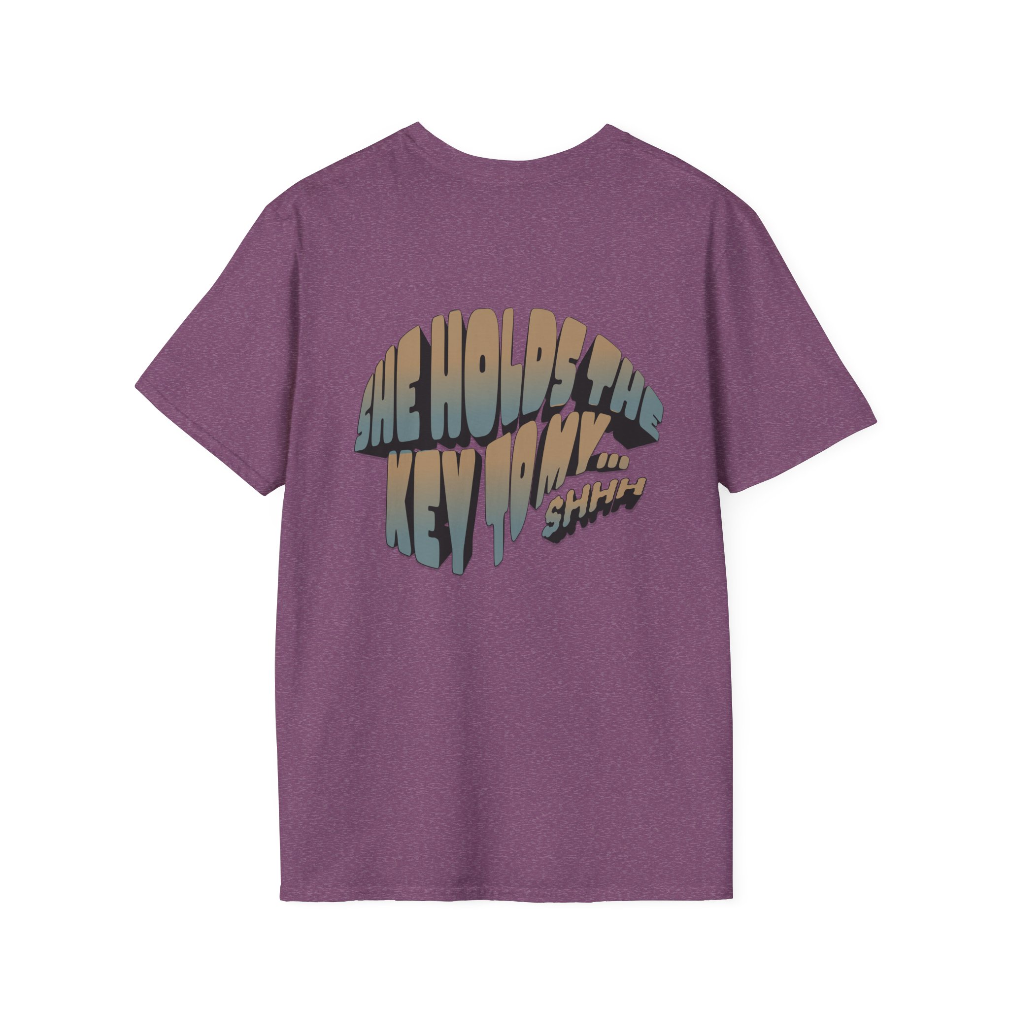 “She holds the key to my…” Chastity T-Shirt - Image 42