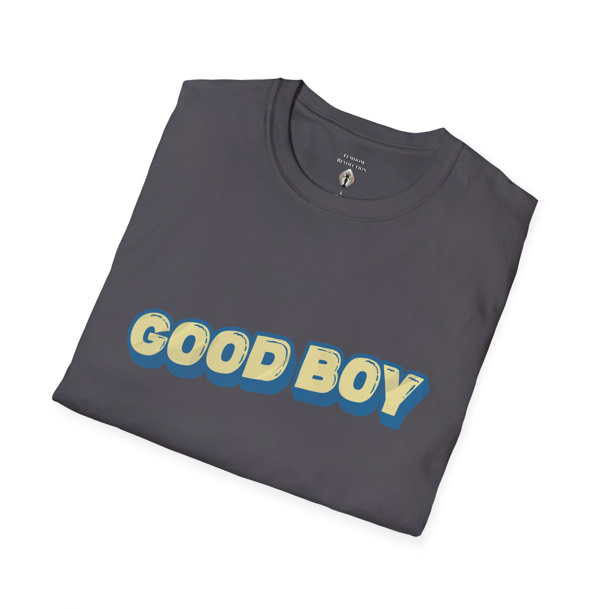 "Good boy" Unisex Softstyle T-Shirt - Image 84