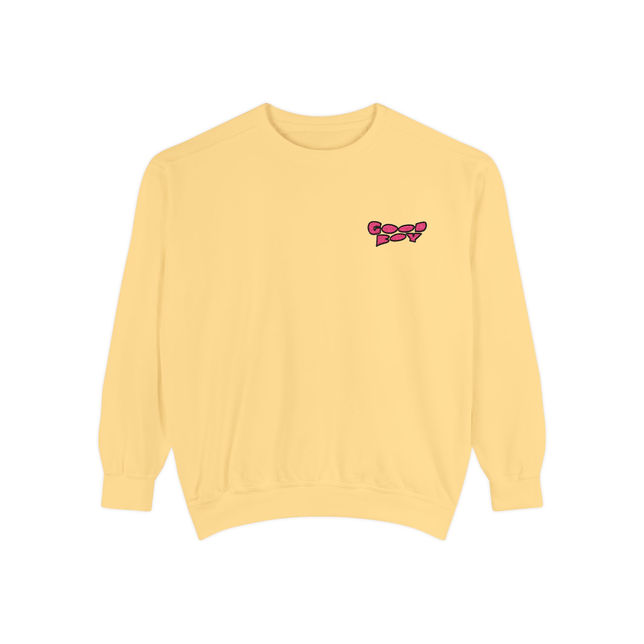 "Good Boy" Bold Embroidered Sweater - Image 7