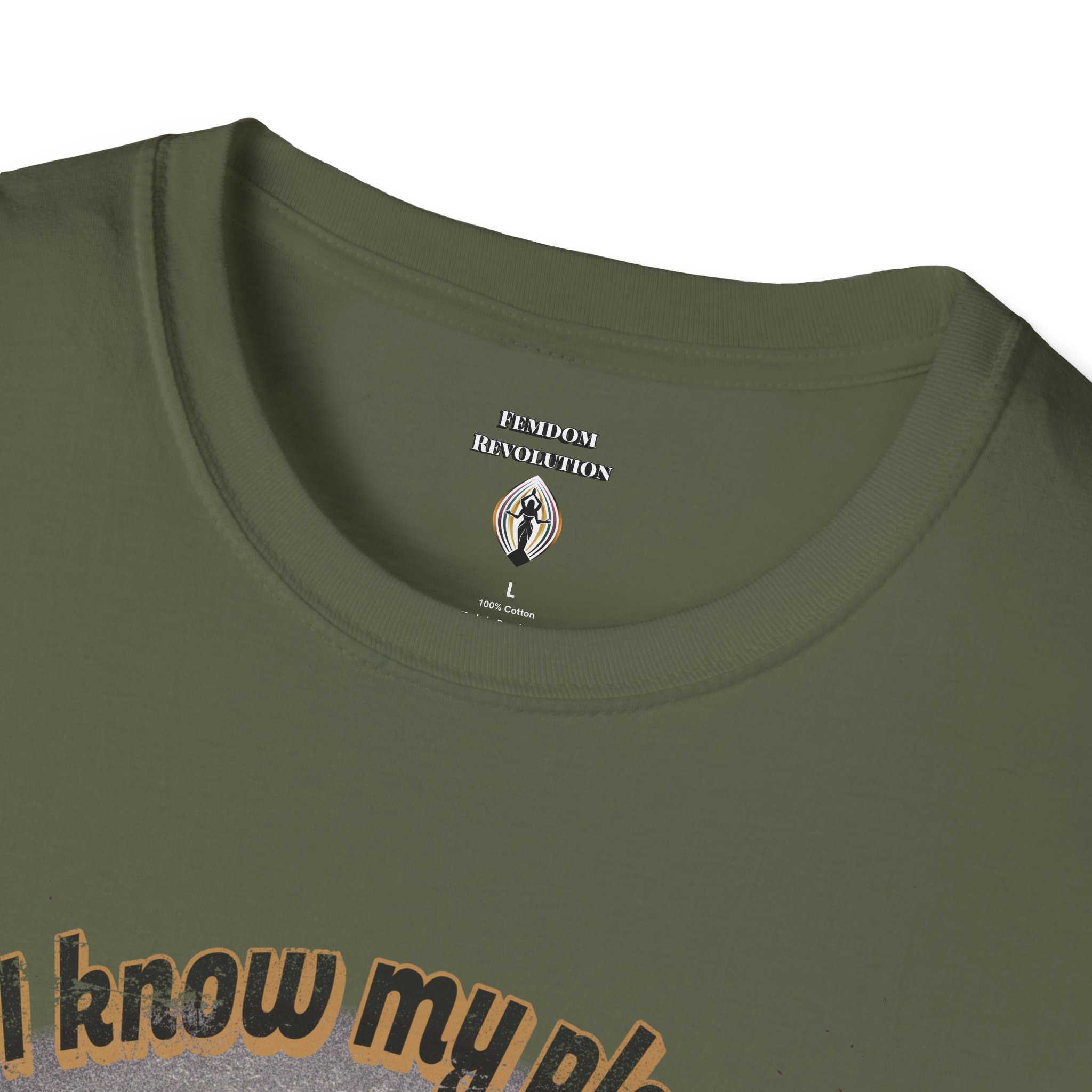 "I know my place" FLR Softstyle T-Shirt - Image 21