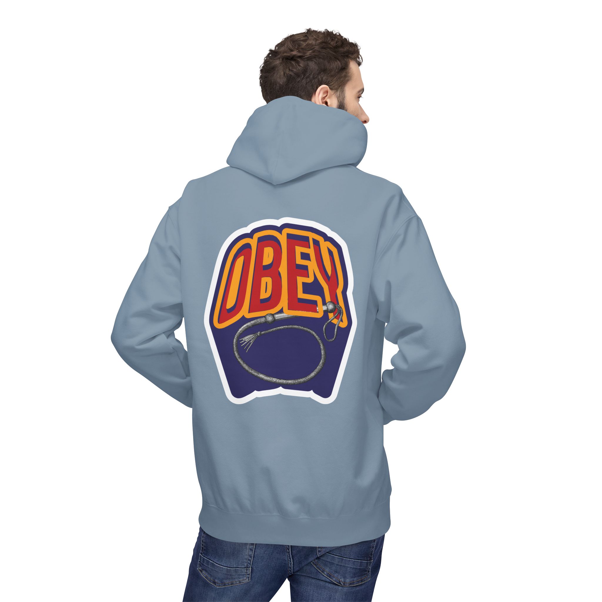 "Listen & OBEY" Fleece Hoodie - Image 4