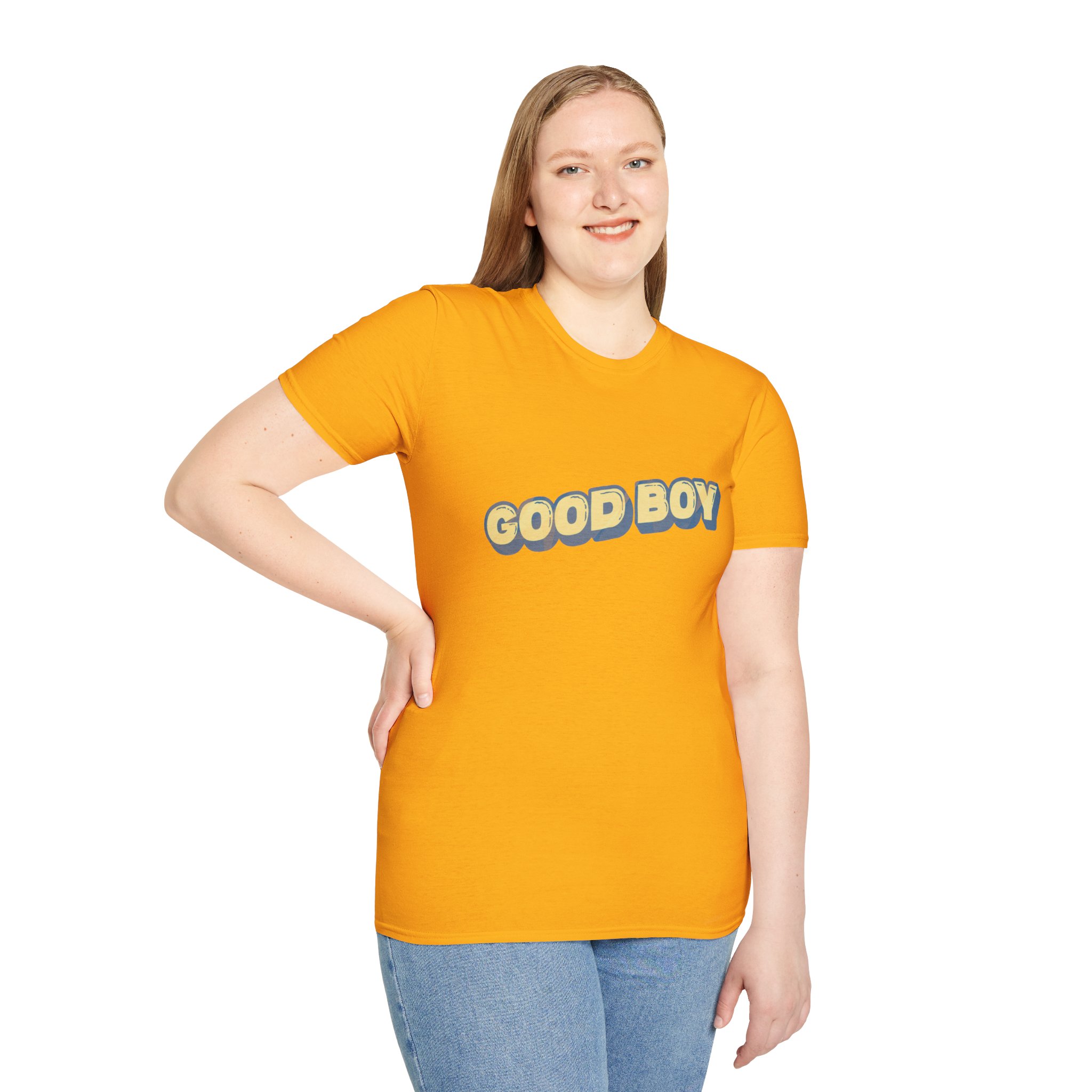 "Good boy" Unisex Softstyle T-Shirt - Image 130