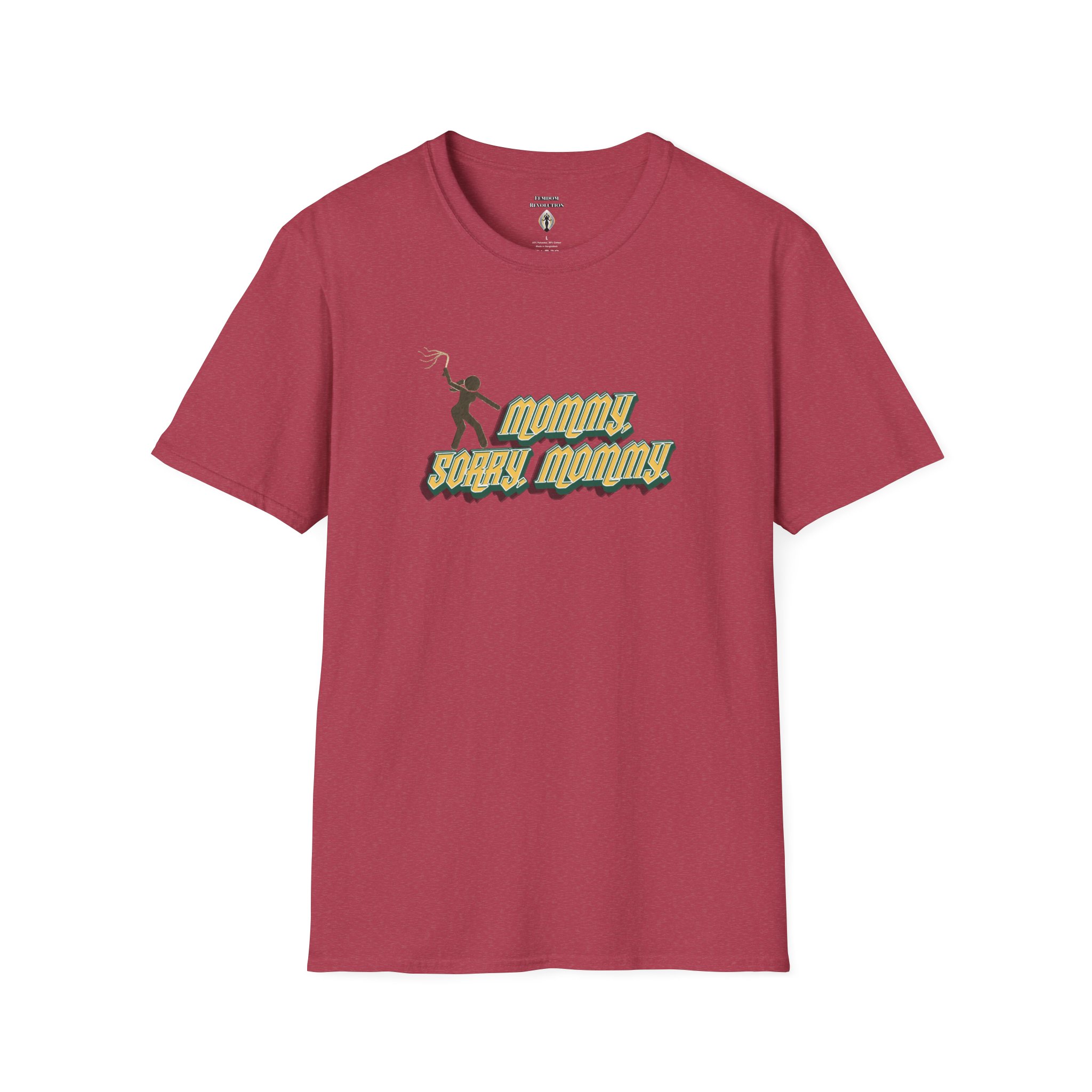 "Sorry, Mommy," Flogger Softstyle T-Shirt - Image 2