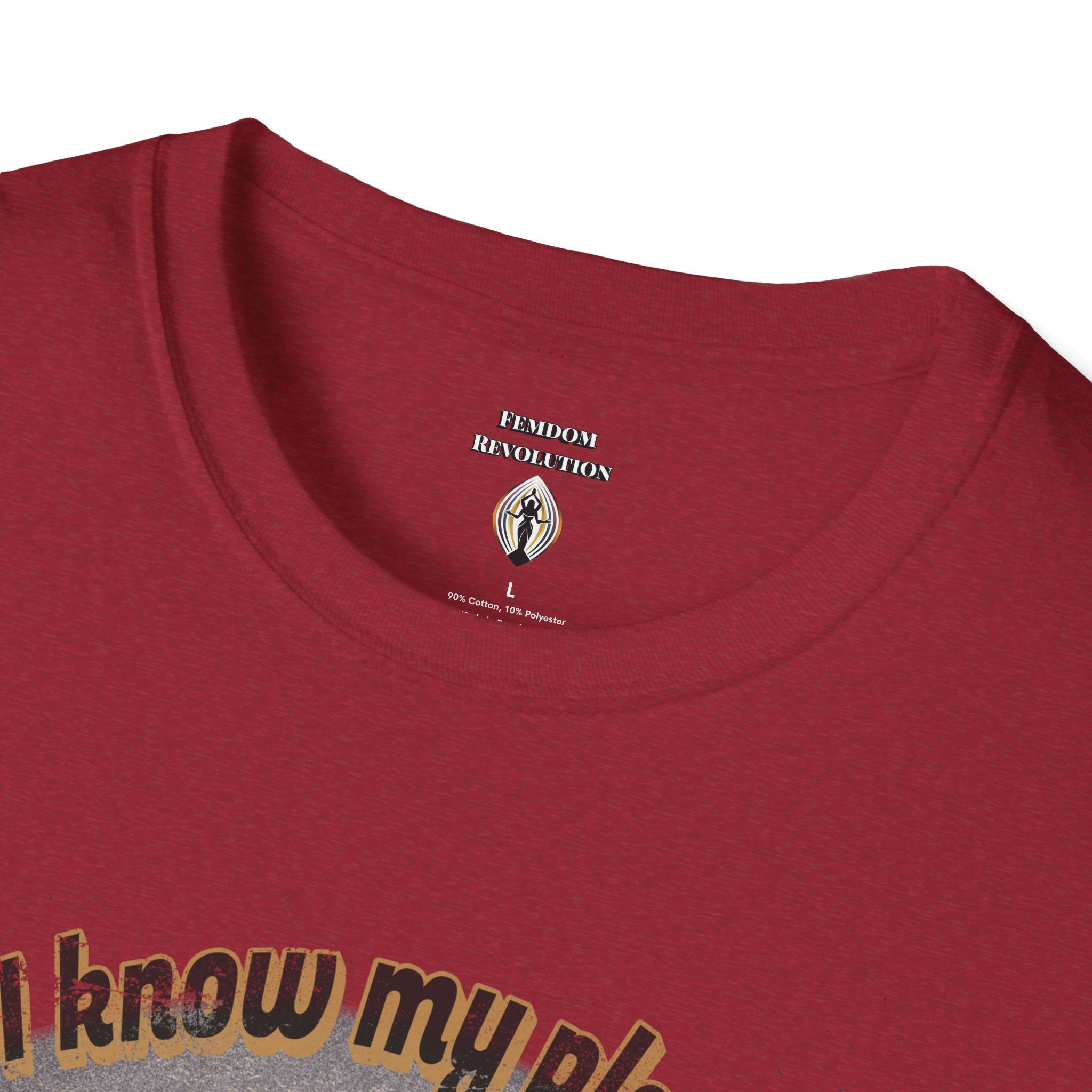 "I know my place" FLR Softstyle T-Shirt - Image 48